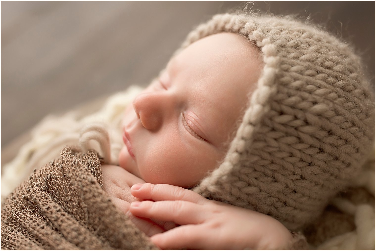 Fall newborn session