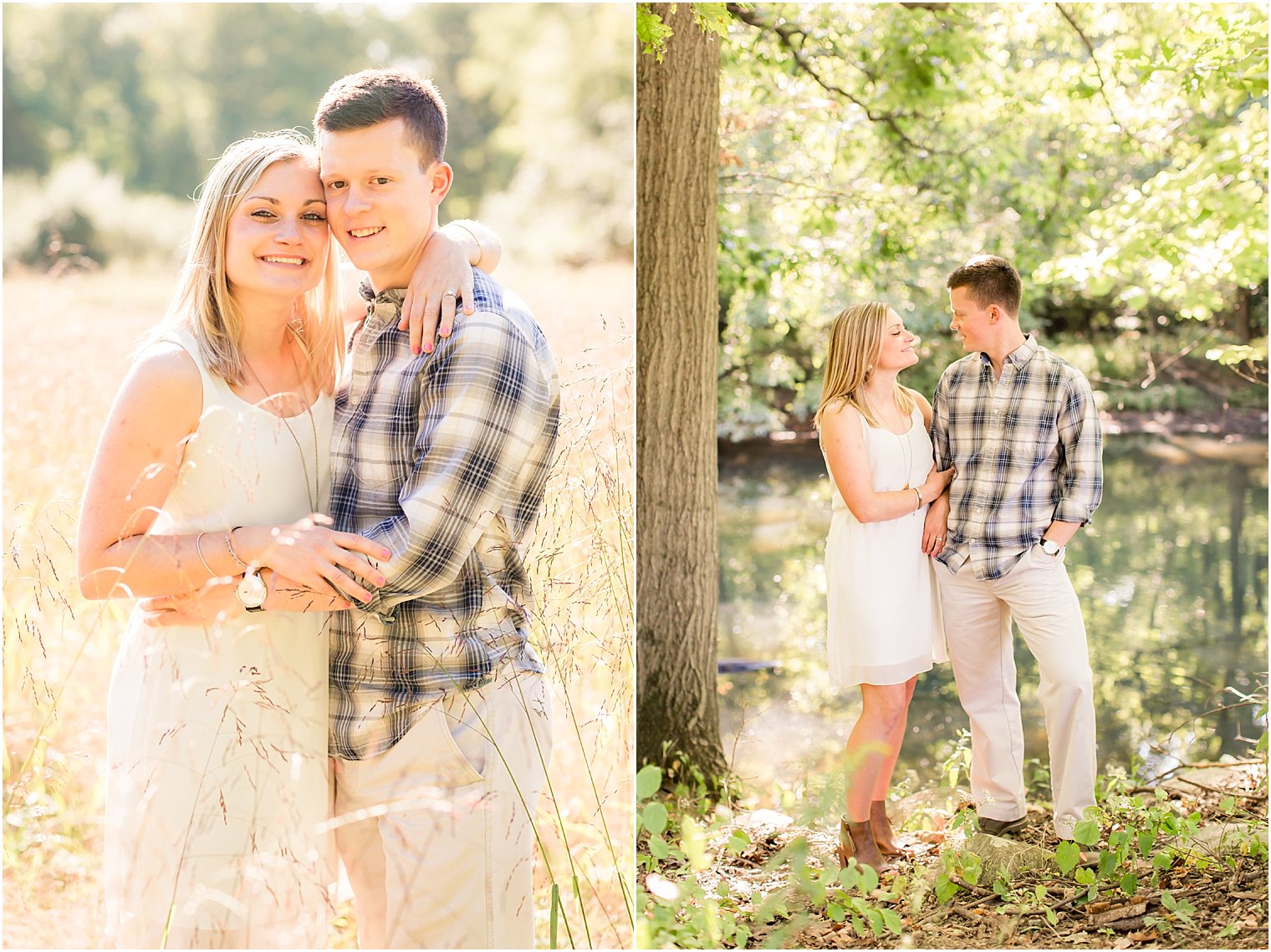 Outdoor engagement photos