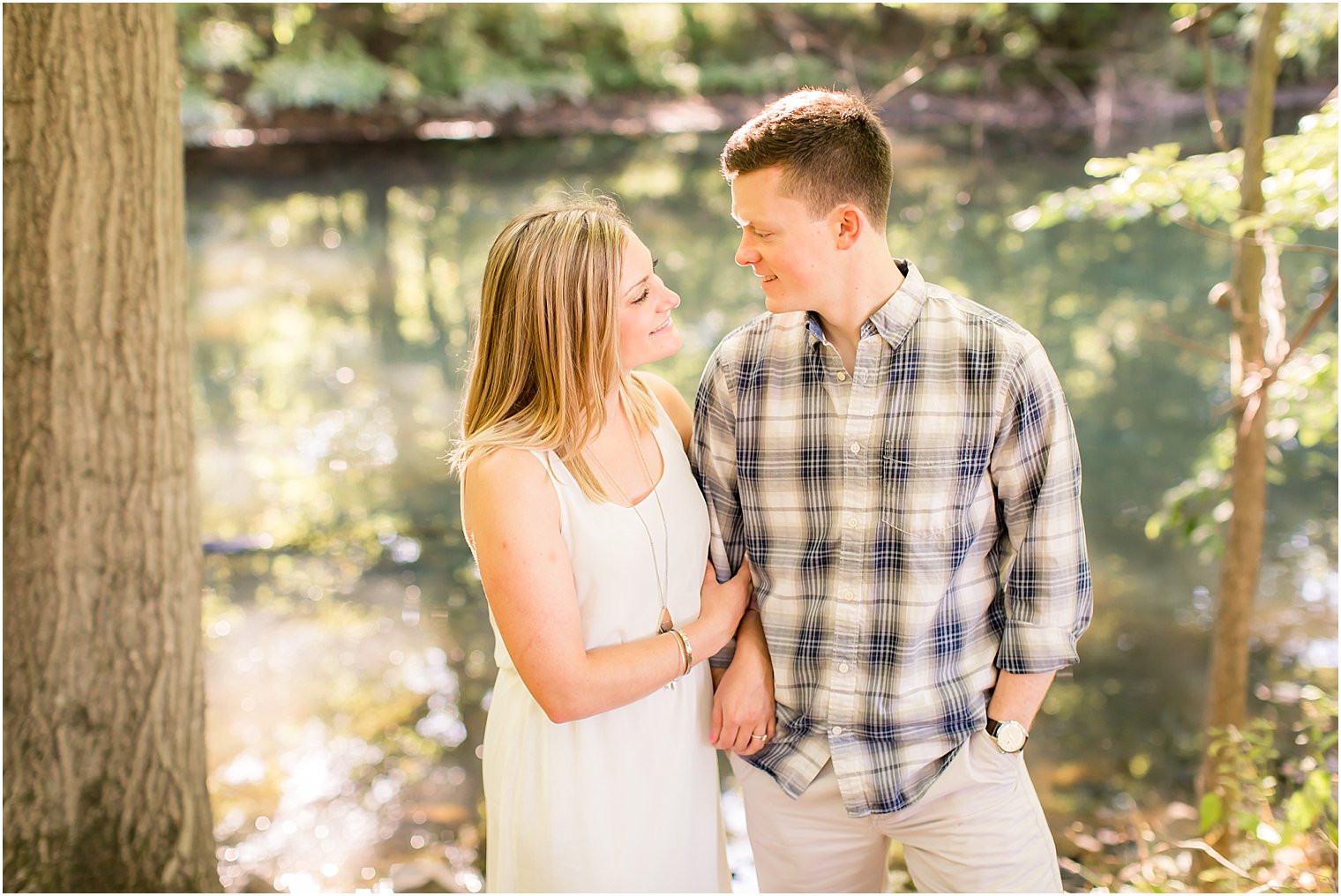 Engagement photos by Ramapo Reservation