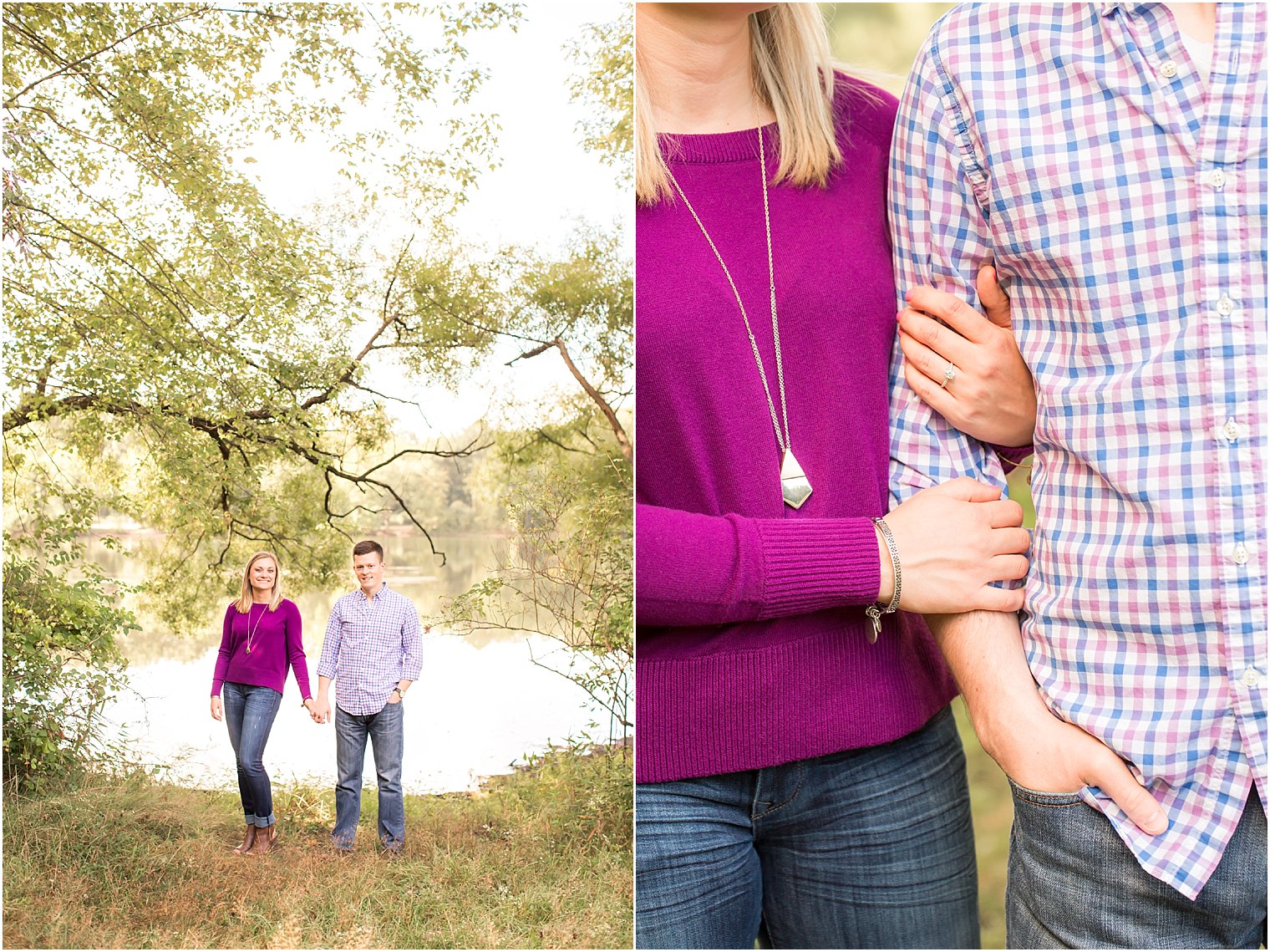 Nature lovers engagement session