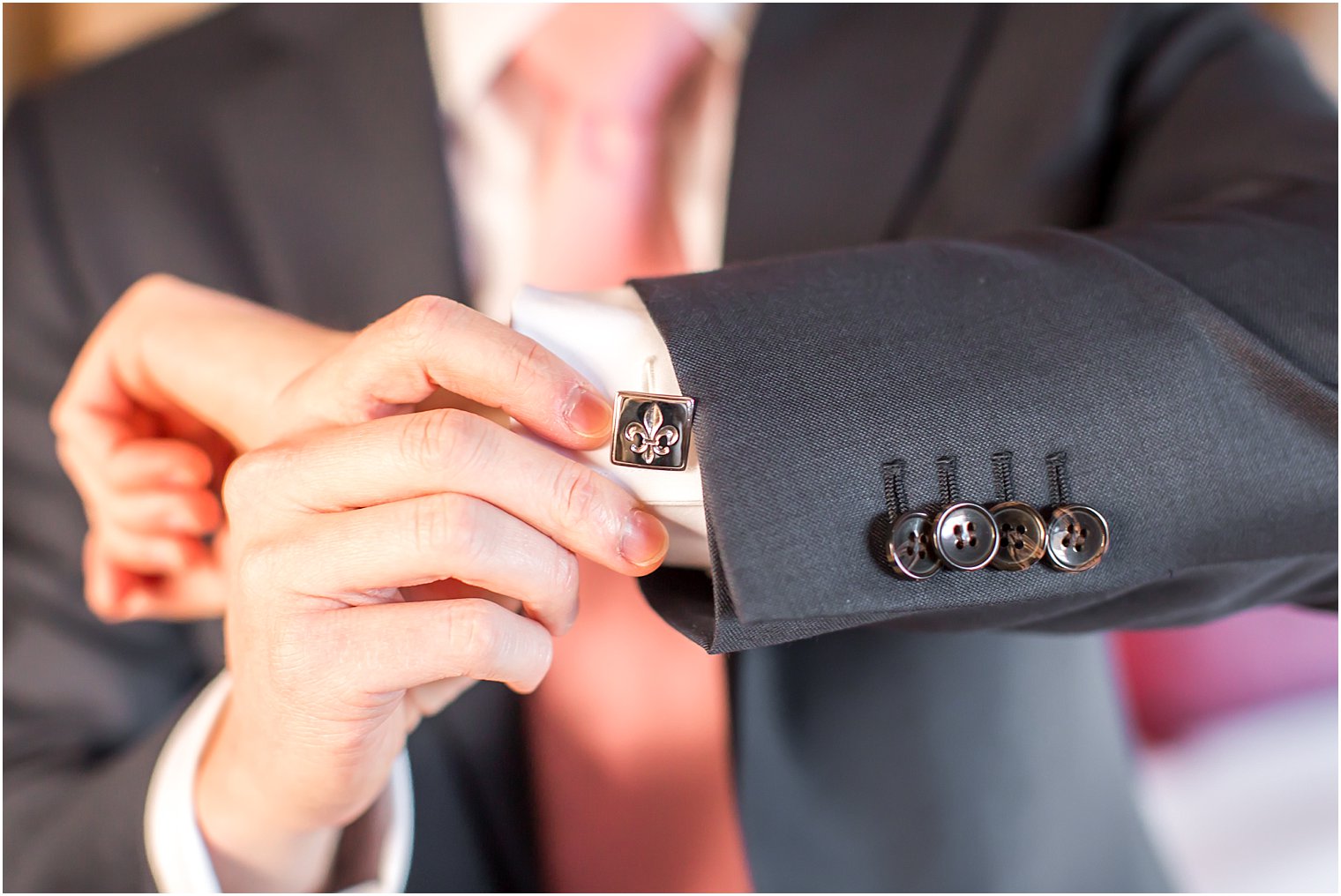 Fleur de lis cufflinks