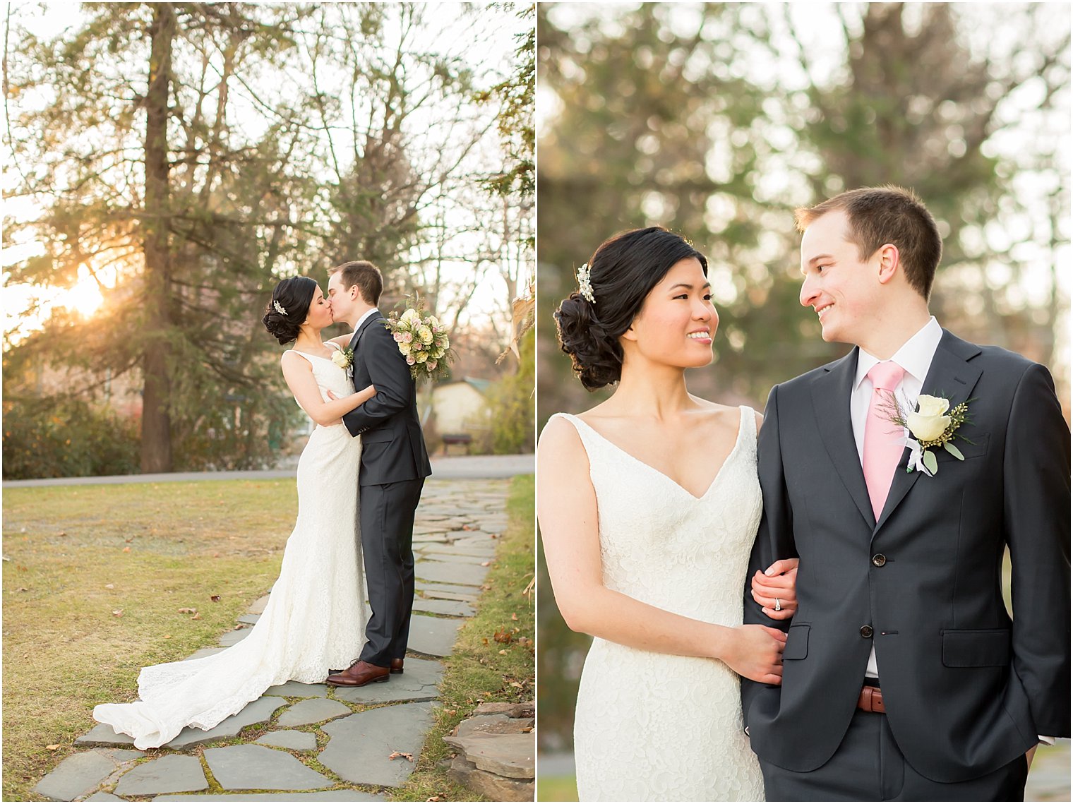 Traditional bride and groom