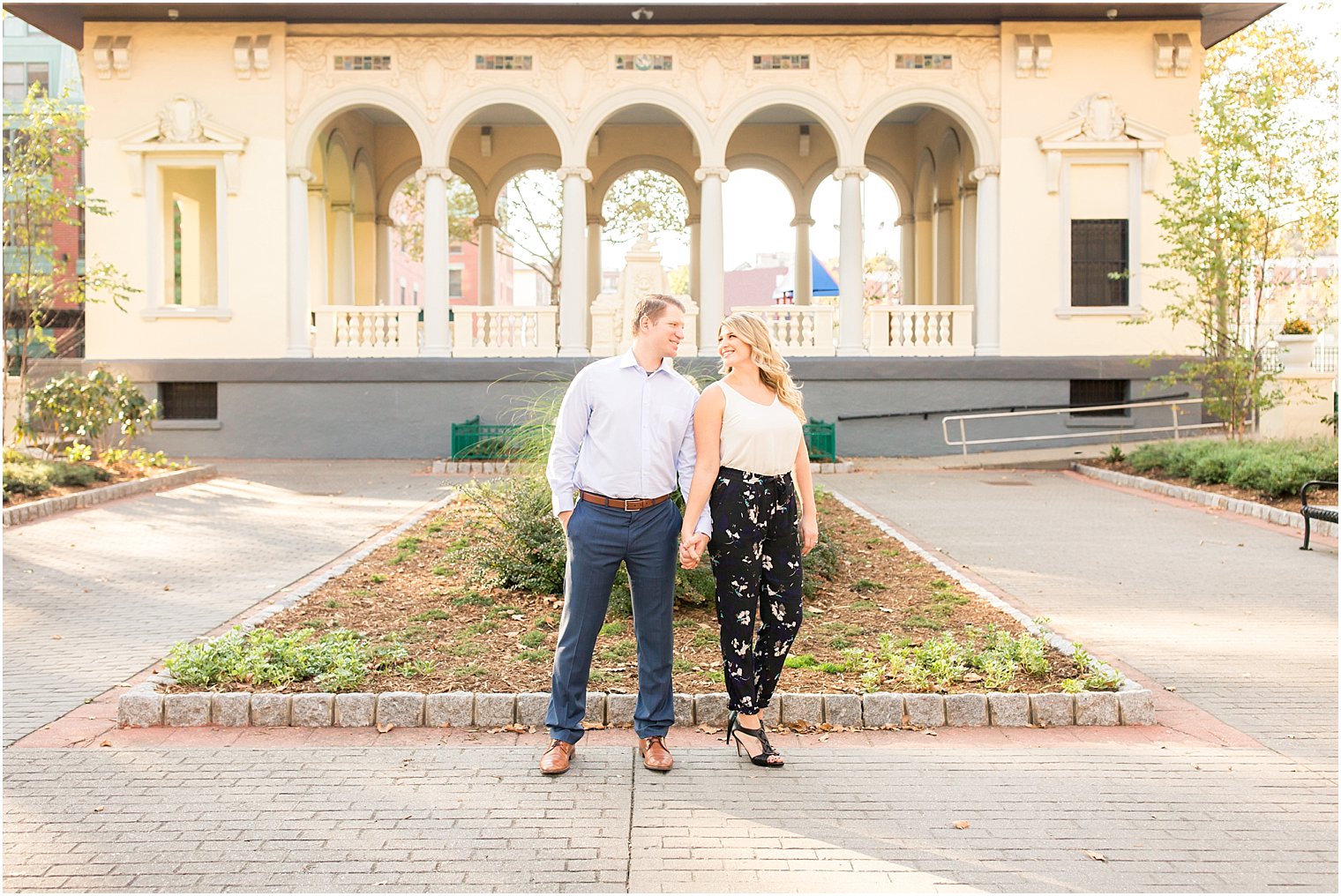 Columbus Park Engagement Session Hoboken