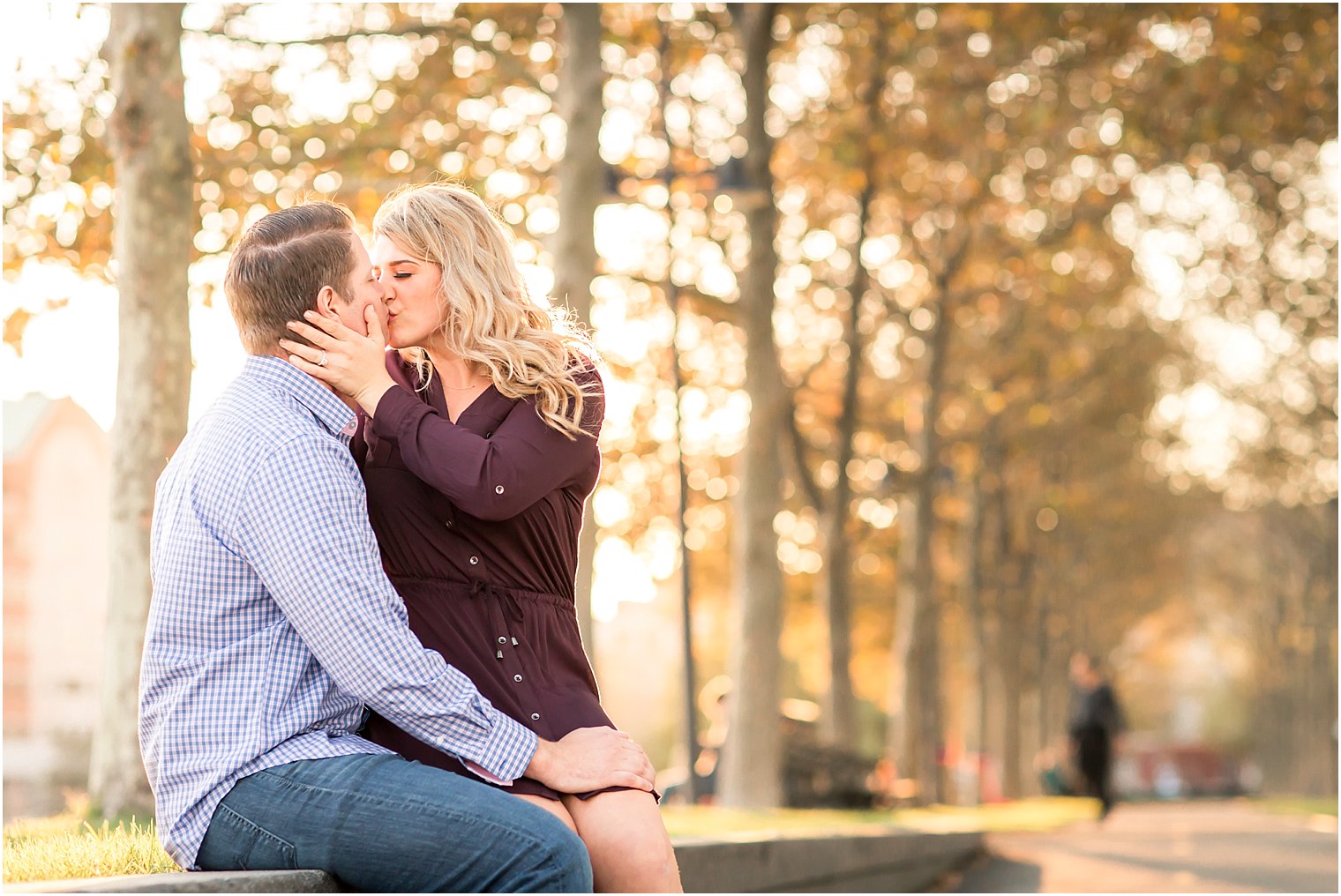 Engagement session golden hour