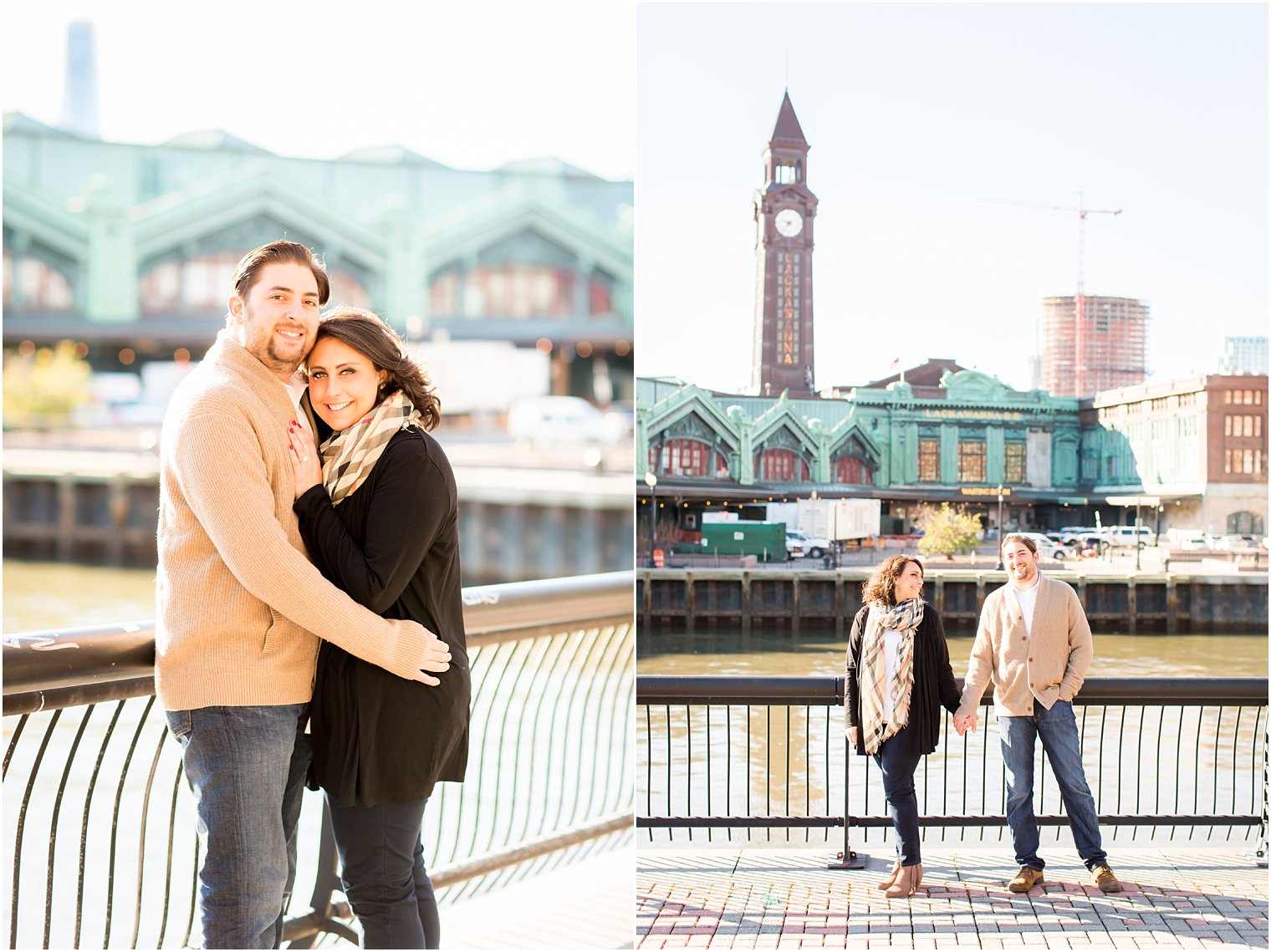 Hoboken train station engagement