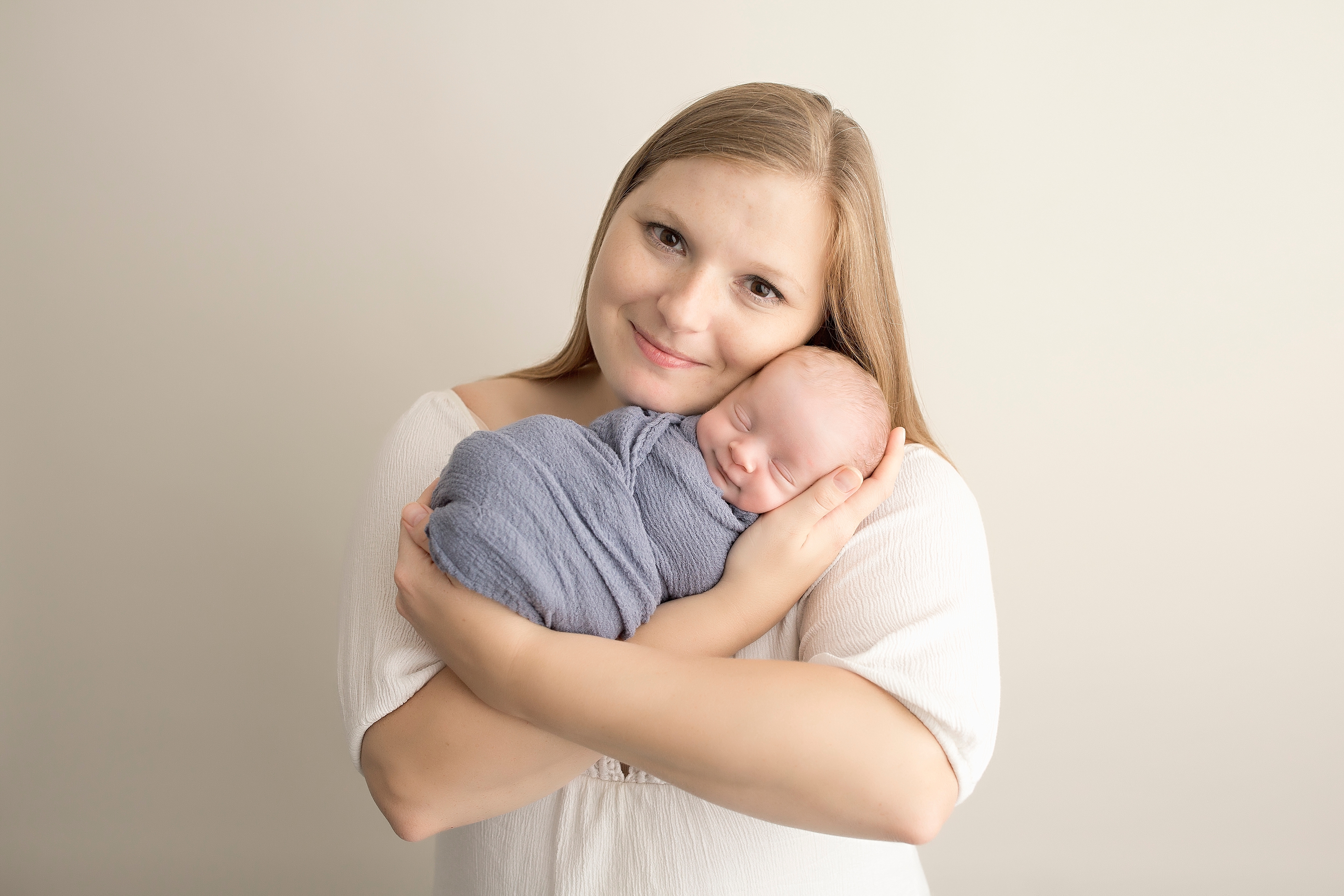 Mother and son photo