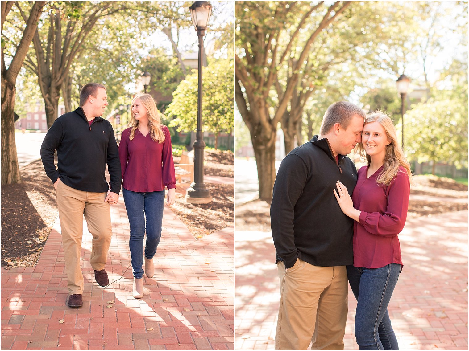 Engagement Photos at Lafayette College