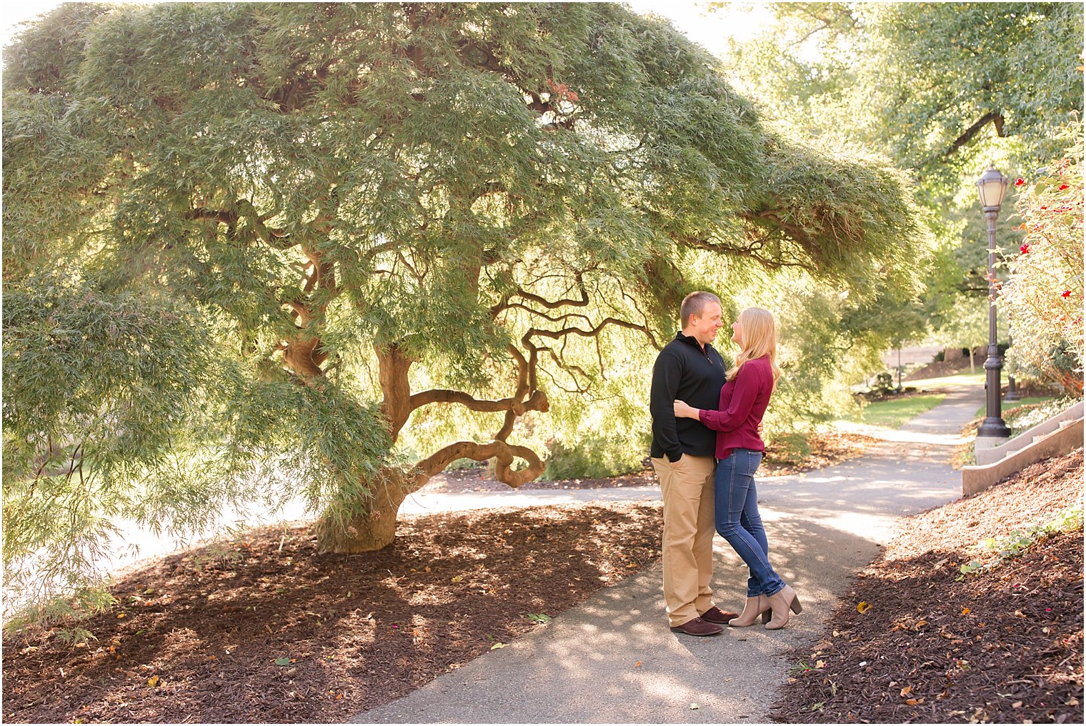 Burgundy outfit ideas for engagement session