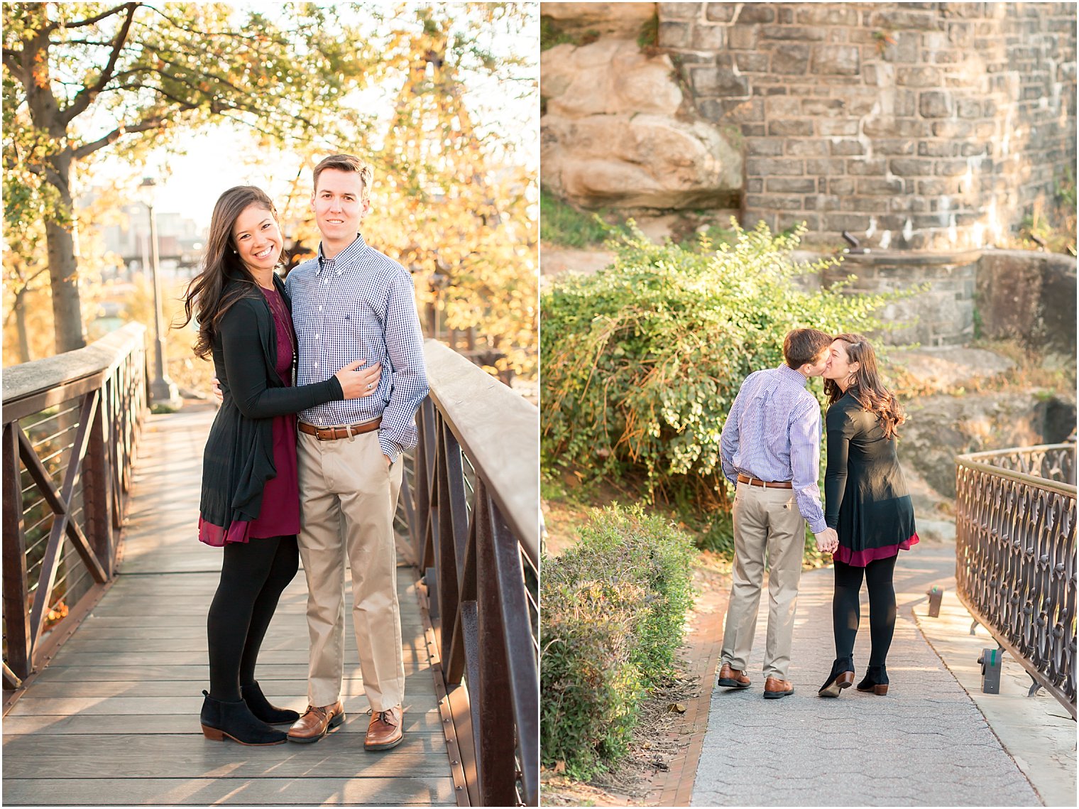 waterworks engagement pictures