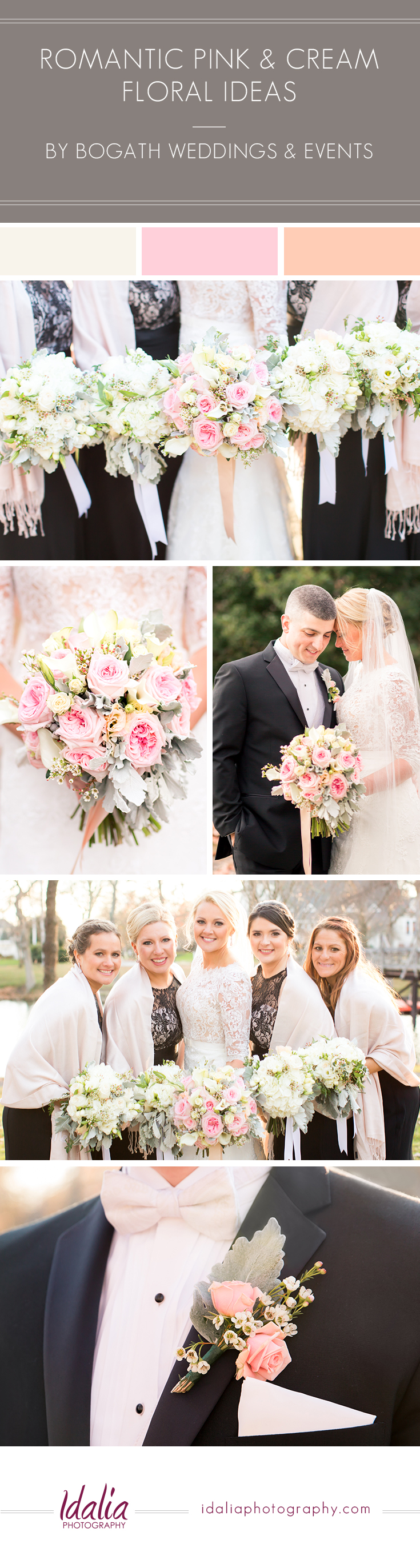 Romantic winter wedding floral ideas