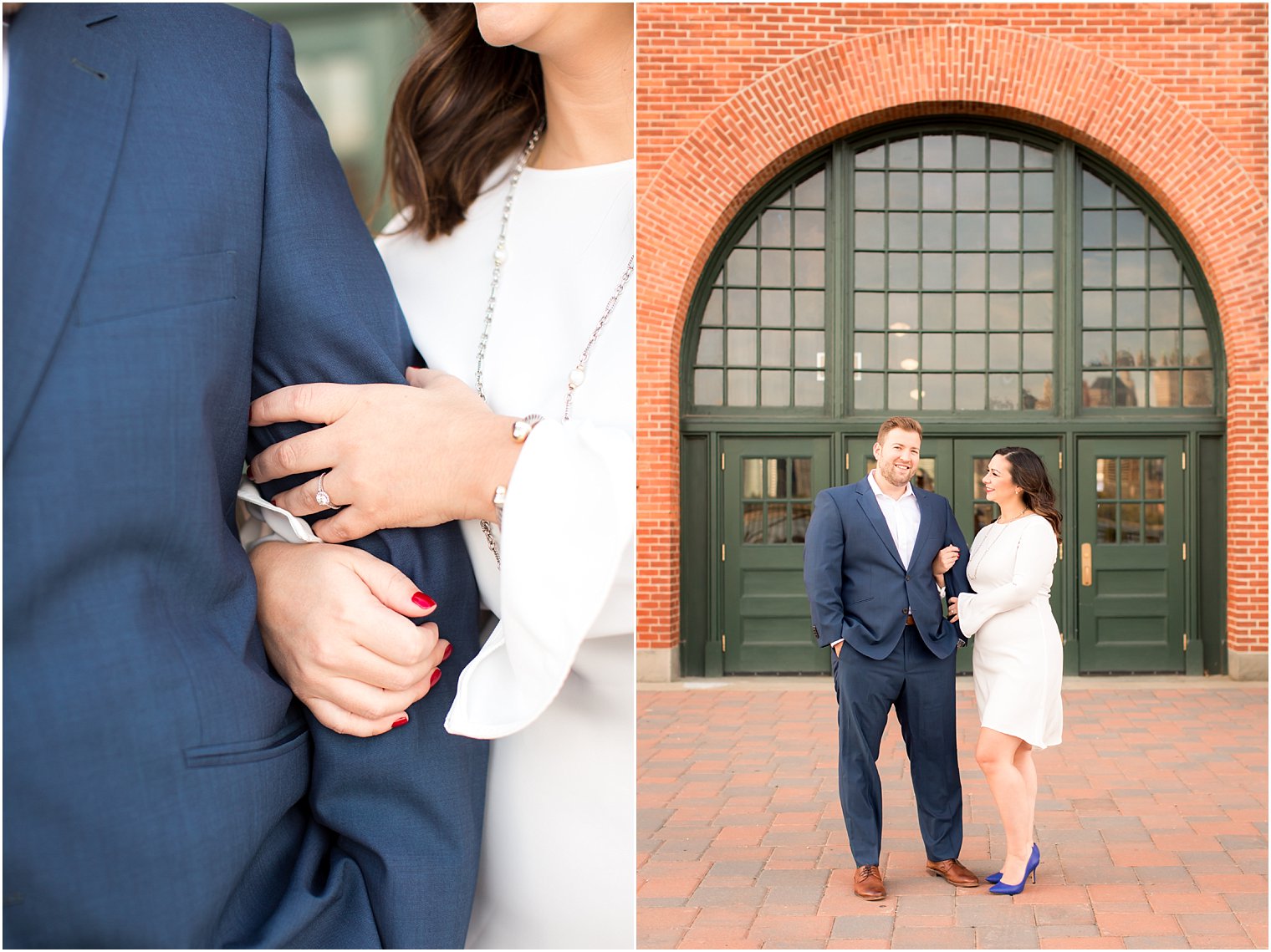 Liberty State Park Engagement Photographer