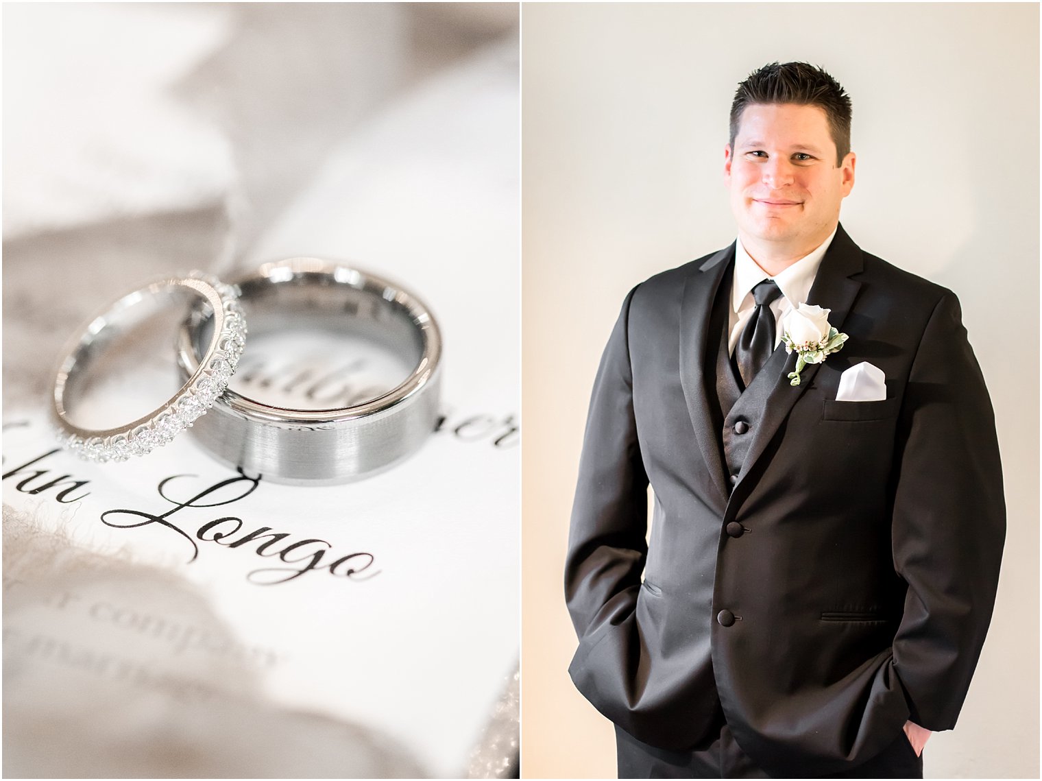 Classic groom portrait