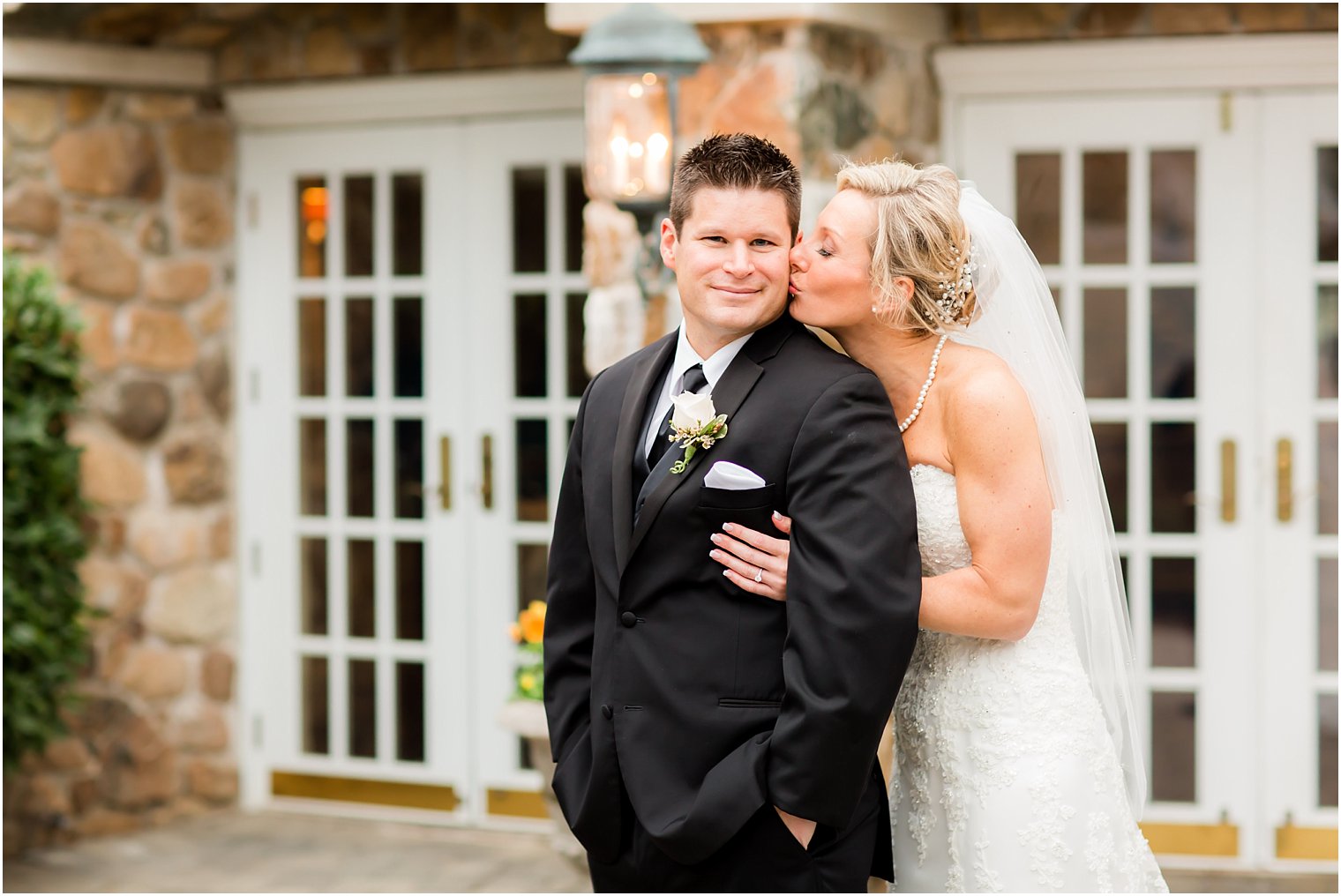 Sweet portrait of married couple