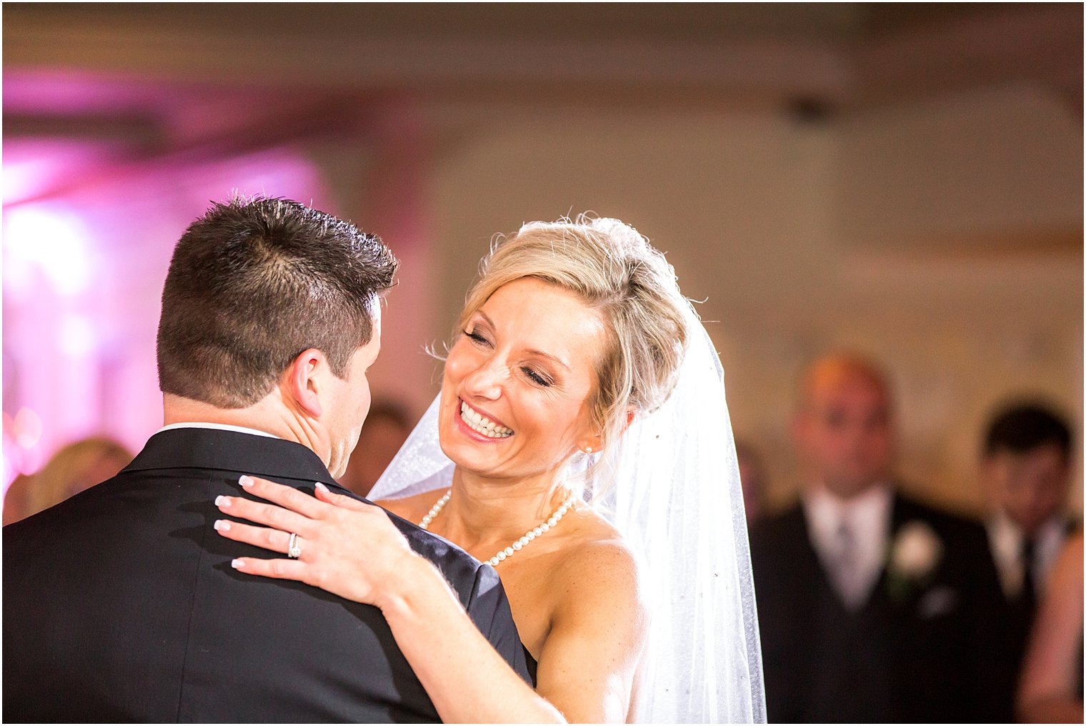 Happy bride on her wedding day