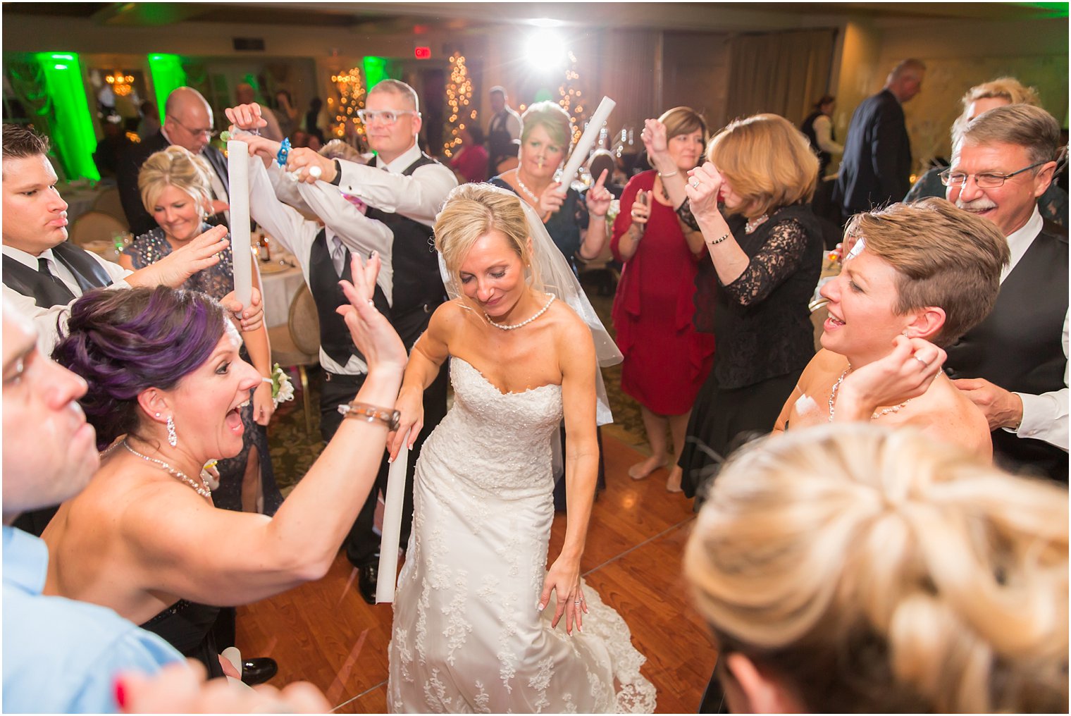 Dancing bride