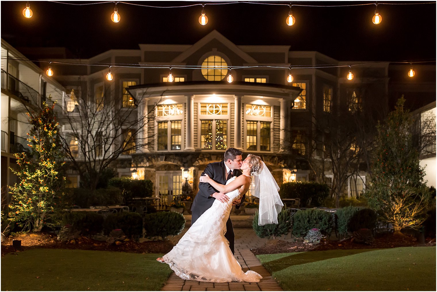 Night photo at Olde Mill Inn