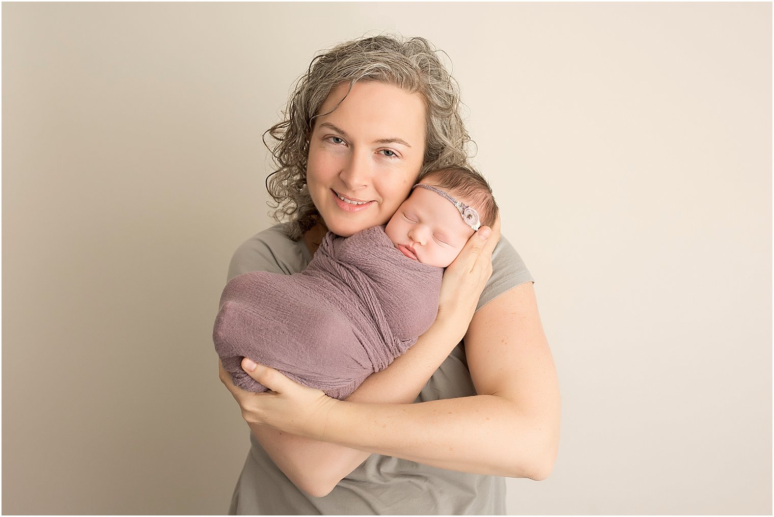 Mother and newborn daughter