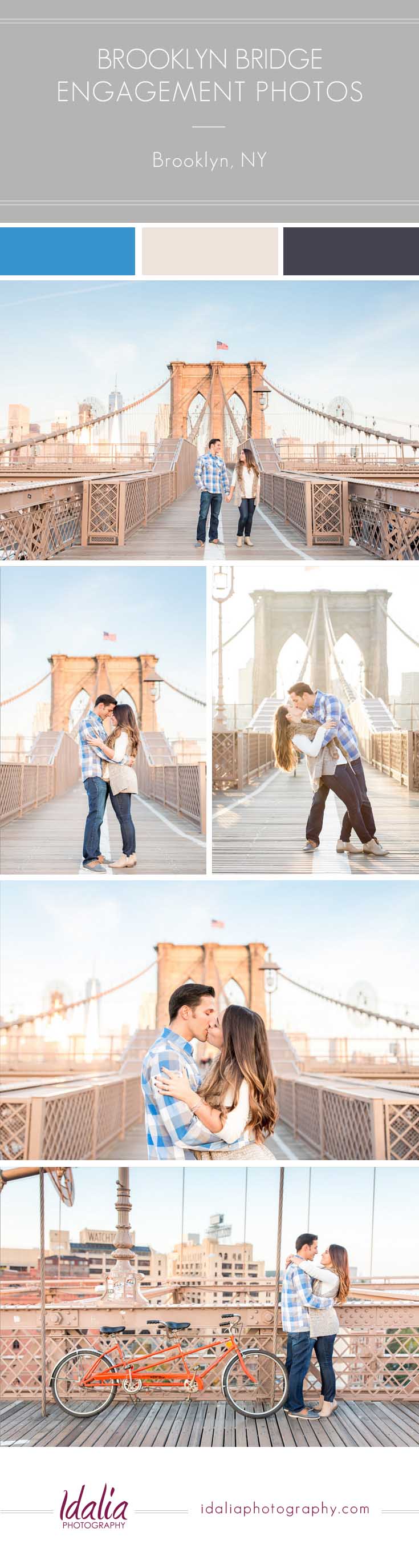 Brooklyn Bridge Engagement Session | DUMBO | Idalia Photography