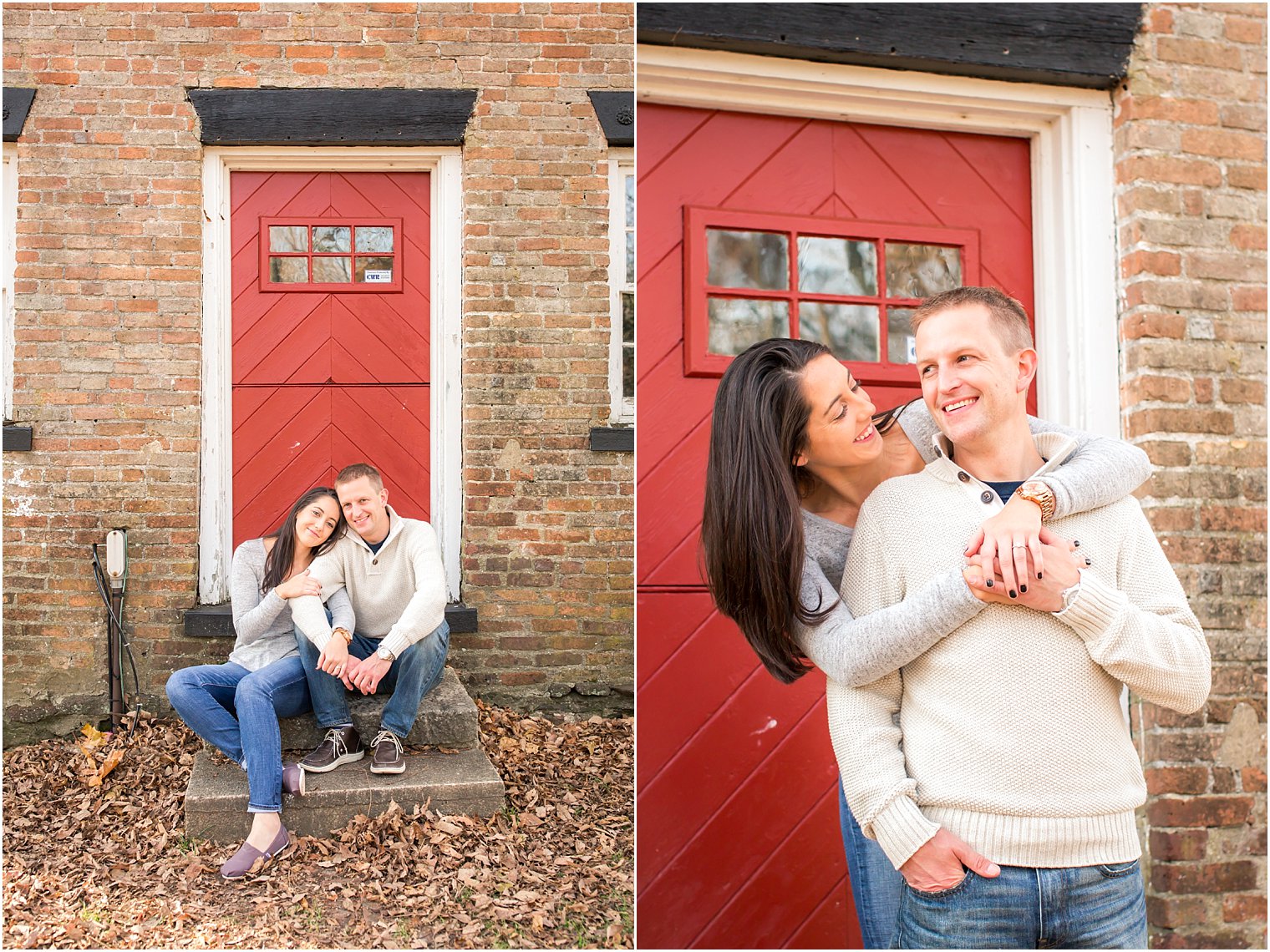 Fall Engagement at Allaire State Park