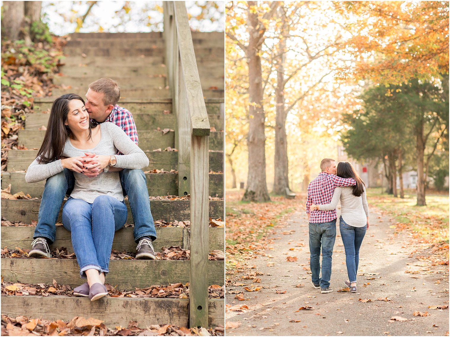 Candid style engagement photos