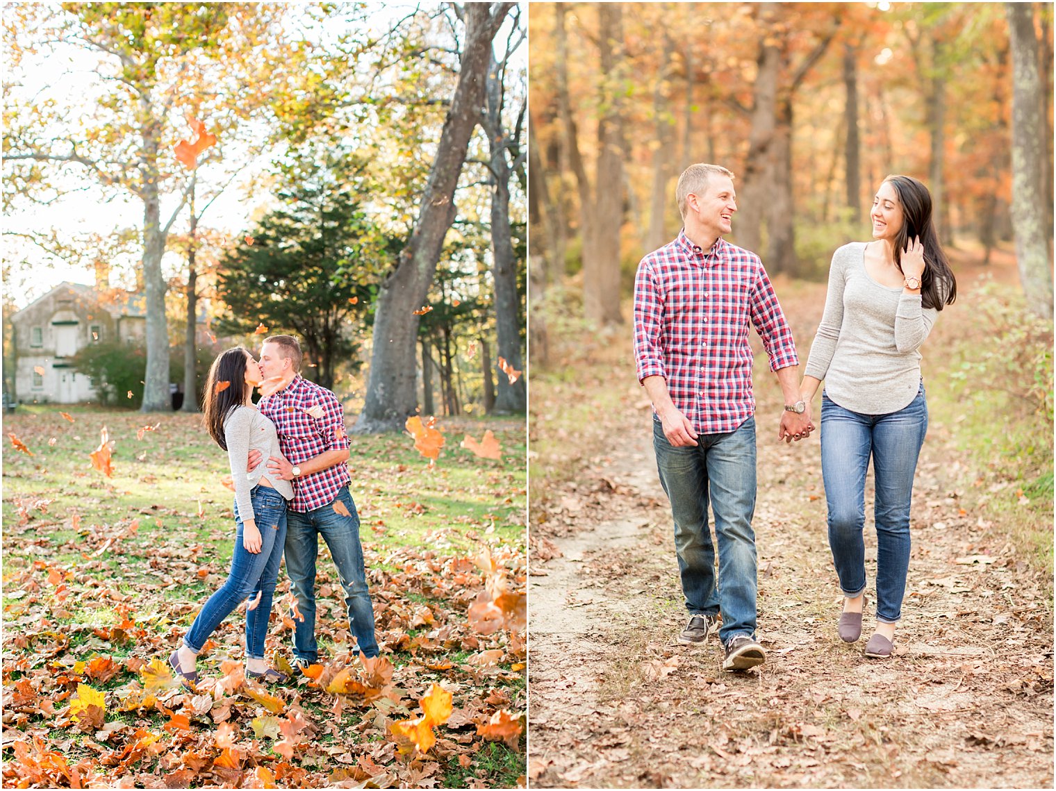Fall engagement pictures in NJ