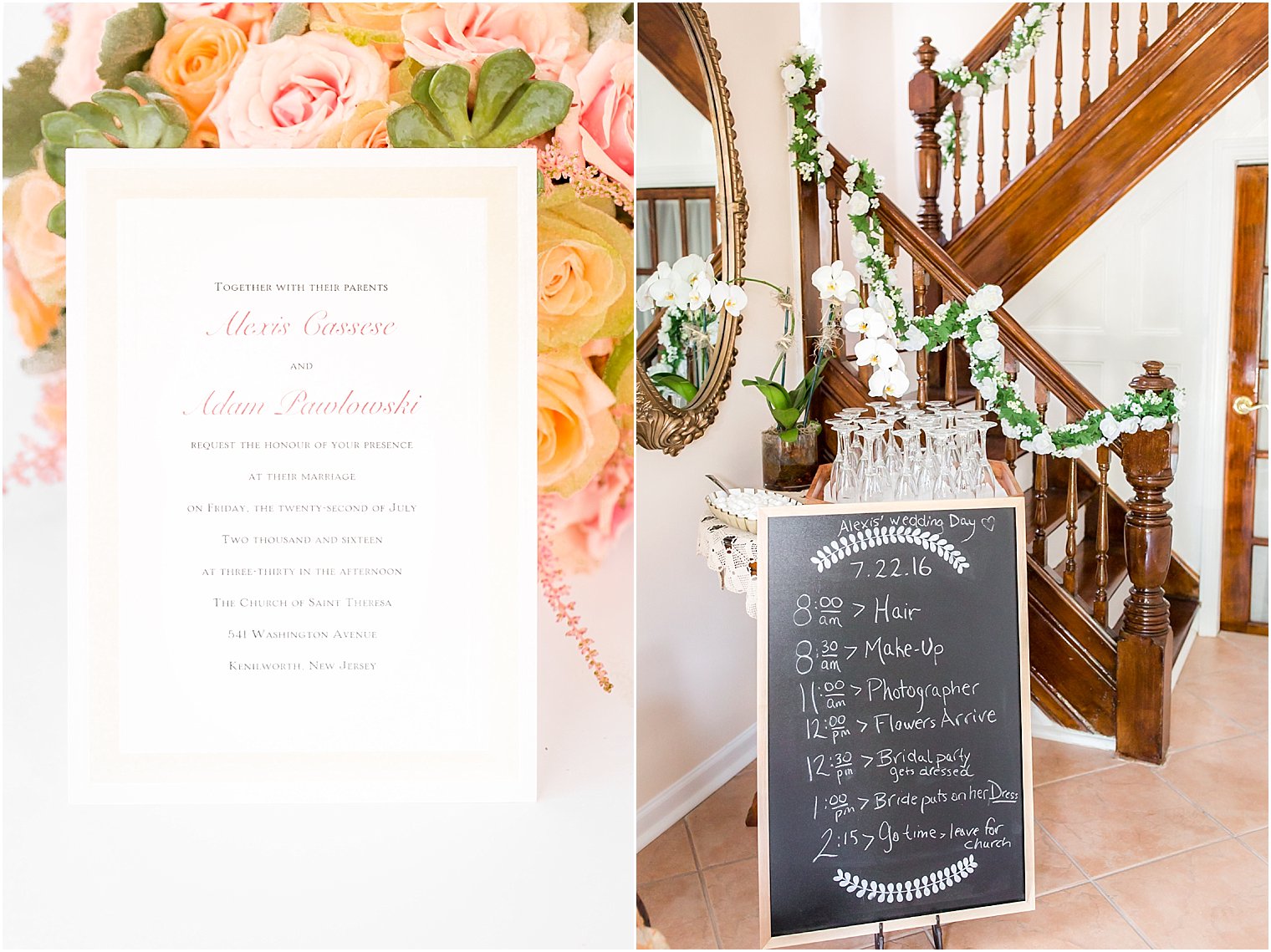 Bouquet by Atlas Floral Decorators, Inc. | Invitation by David’s Bridal