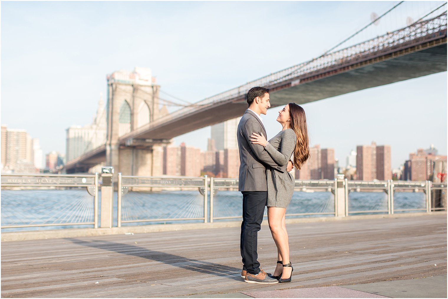 Engagement session at DUMBO