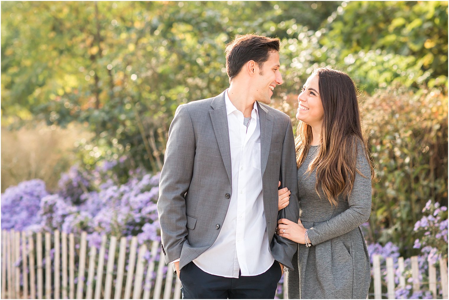 Backlit photo of couple