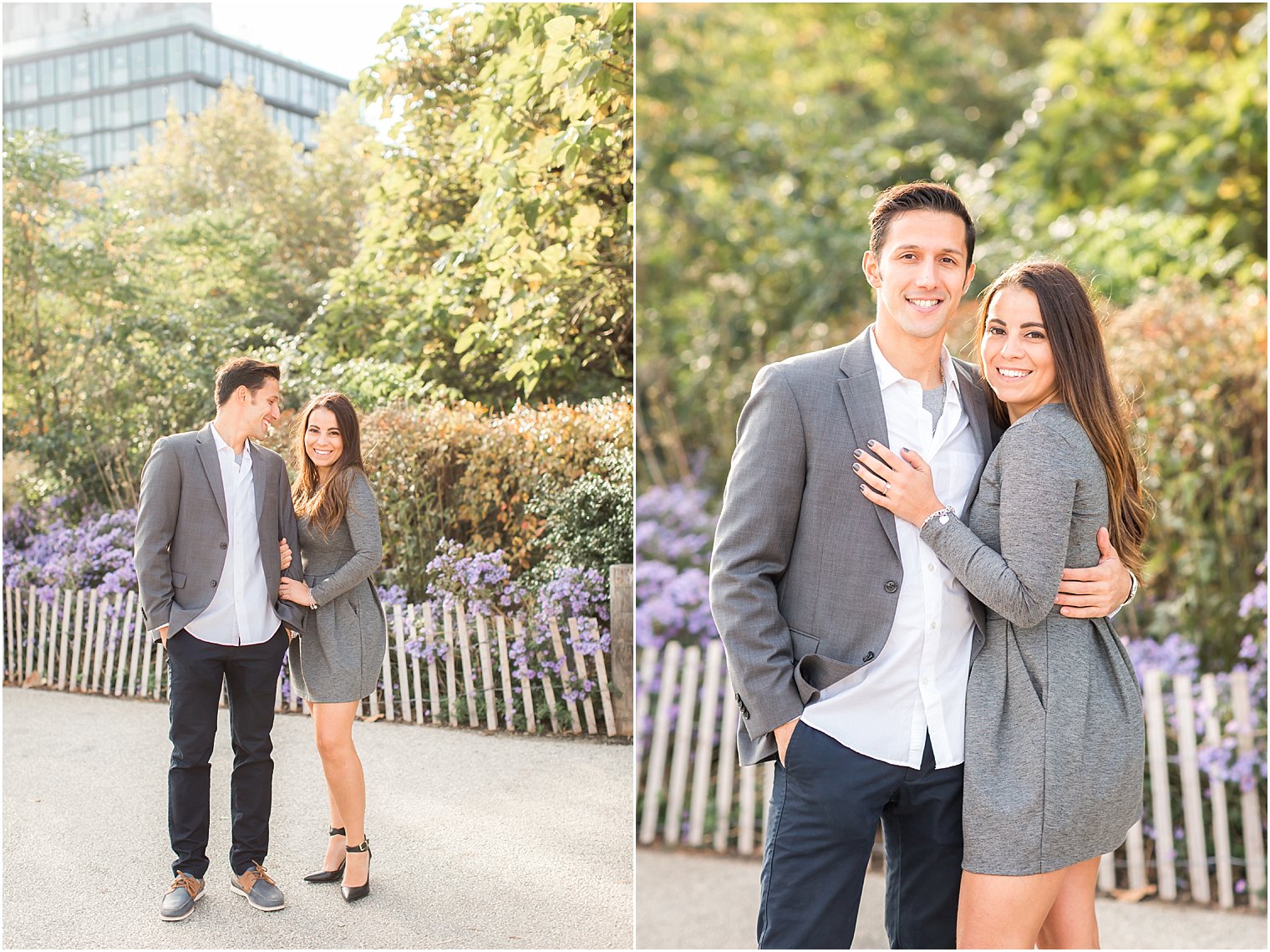 Classic photos of engaged couple