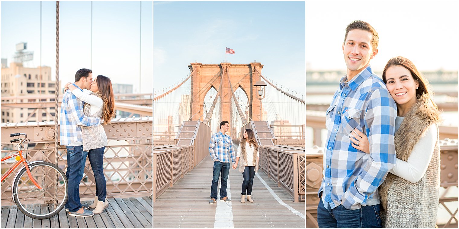 Brooklyn Bridge DUMBO Engagement Photos
