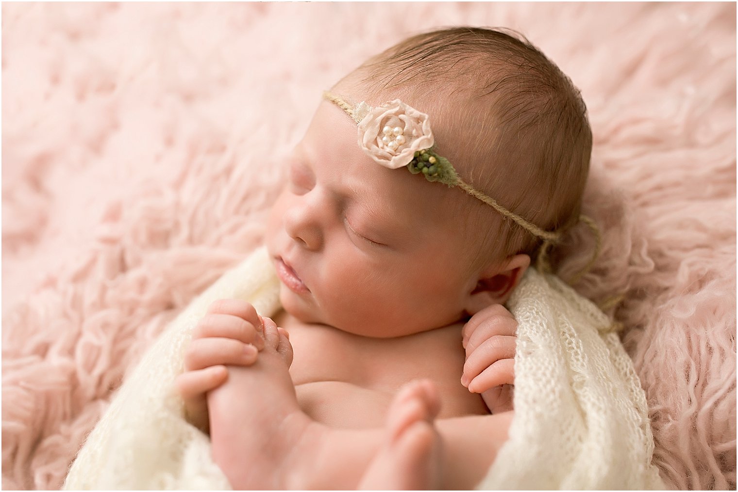 Shooting into the shadows newborn photo