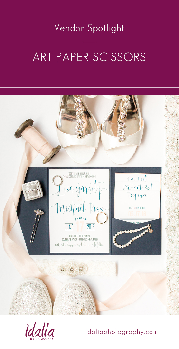 Vendor Spotlight | Wedding Invitations NJ | Art Paper Scissors