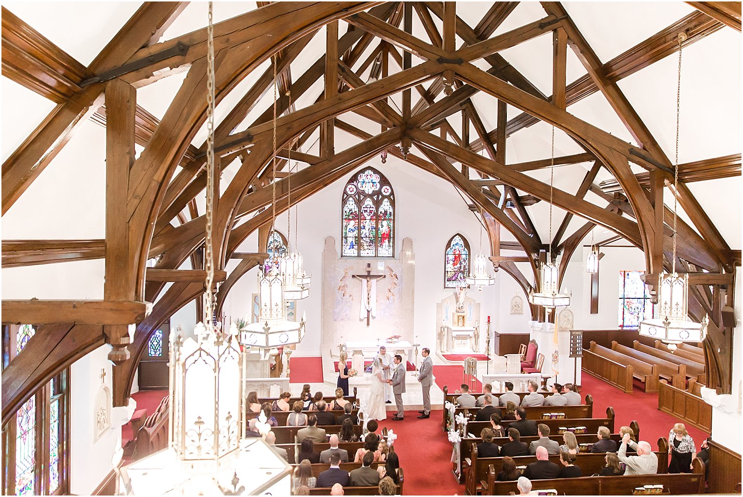 Wedding Ceremony at St. Elizabeth of Hungary, Avon-by-the-Sea