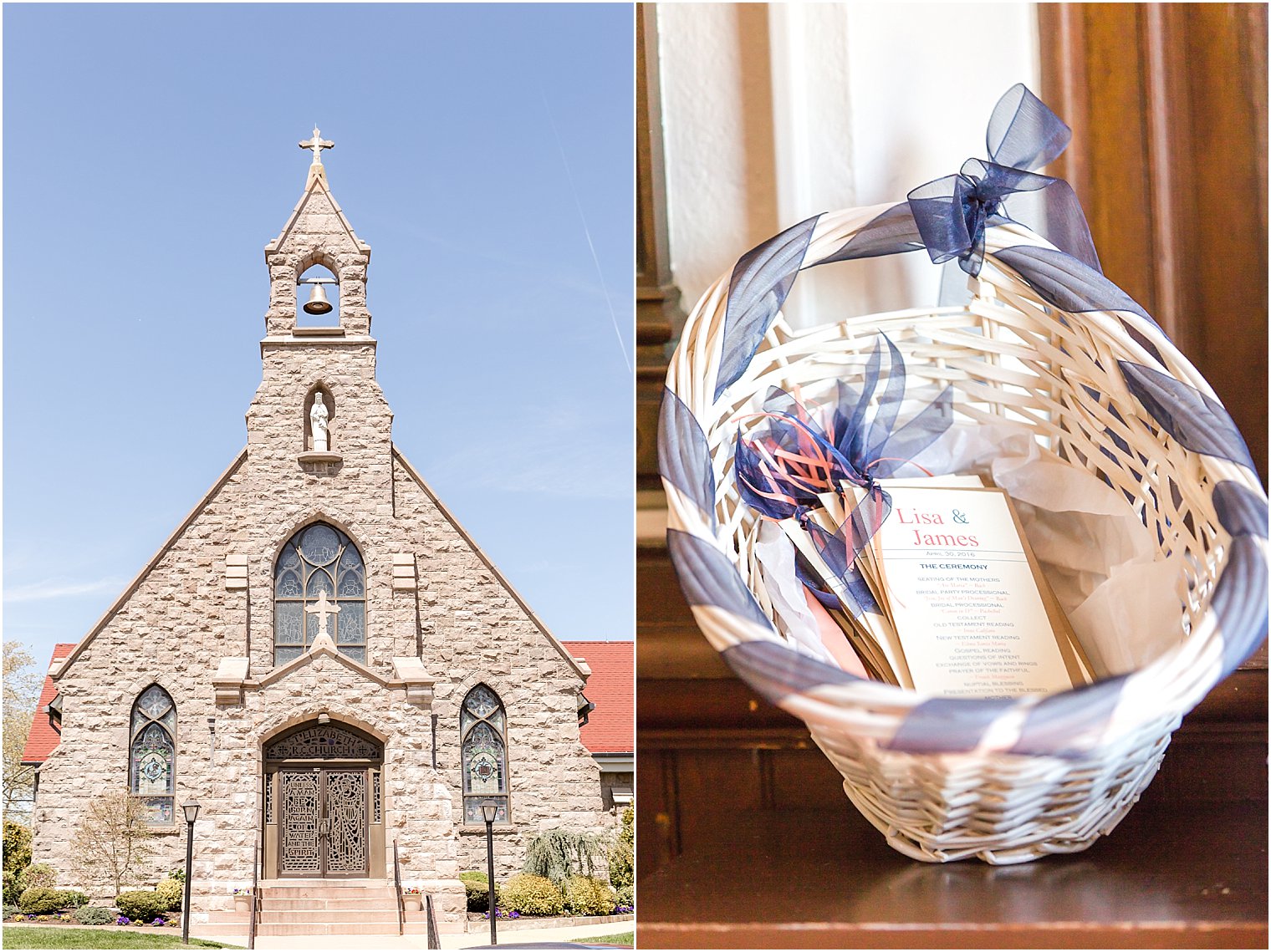 Wedding Ceremony at St. Elizabeth of Hungary, Avon-by-the-Sea