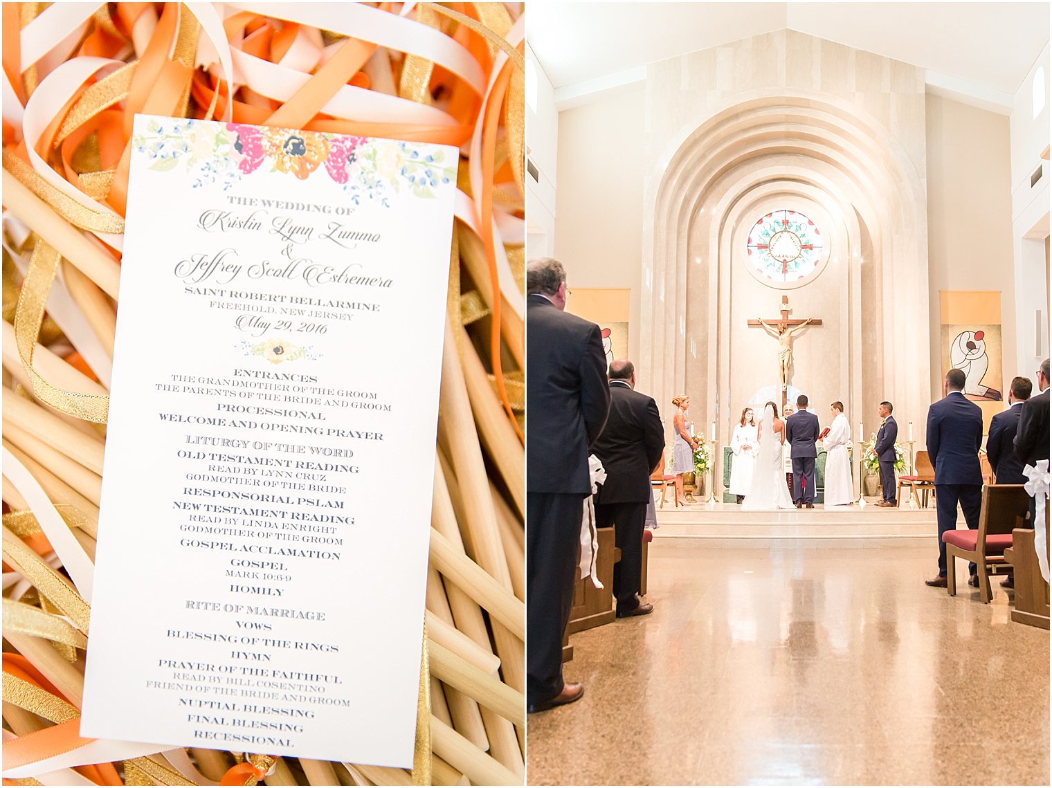 Wedding Ceremony at St. Robert Bellarmine, Freehold