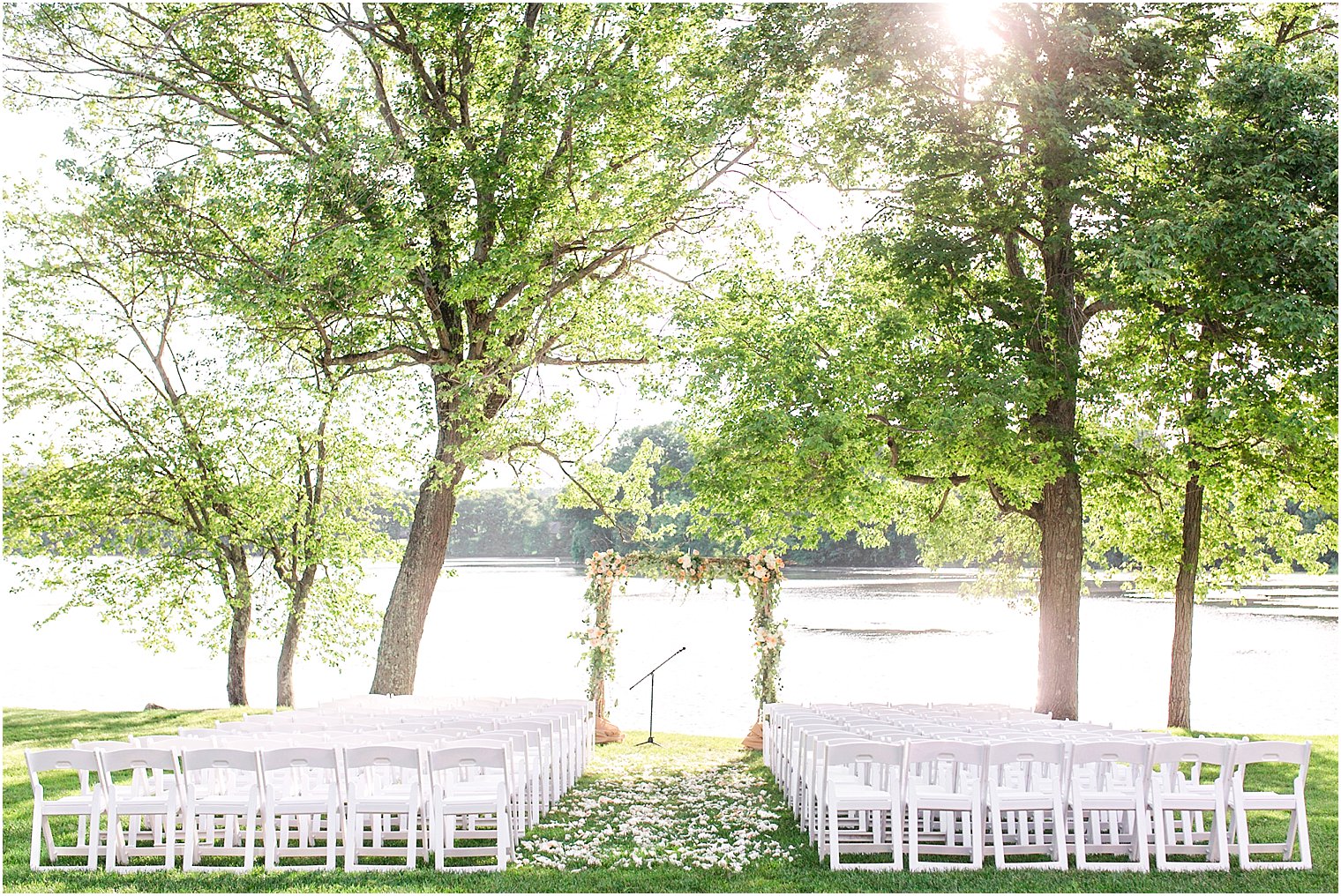 Wedding Ceremony at Indian Trail Club, Franklin Lakes