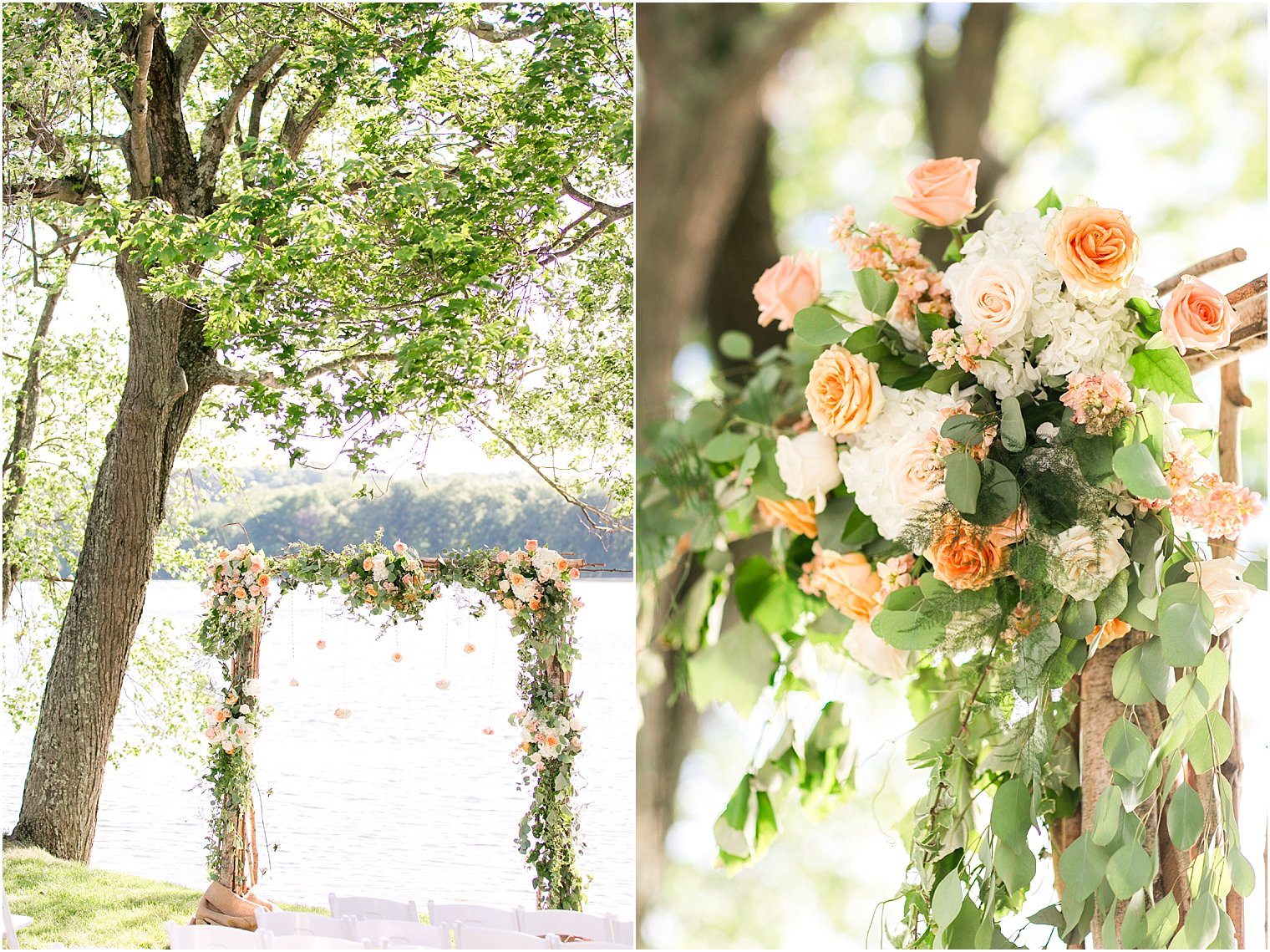 Wedding Ceremony at Indian Trail Club, Franklin Lakes