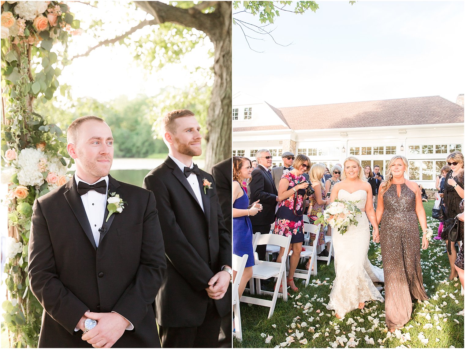 Wedding Ceremony at Indian Trail Club, Franklin Lakes