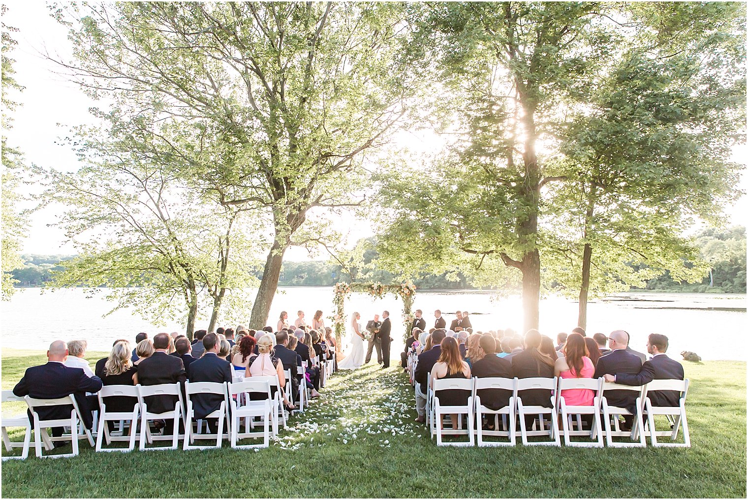 Wedding Ceremony at Indian Trail Club, Franklin Lakes