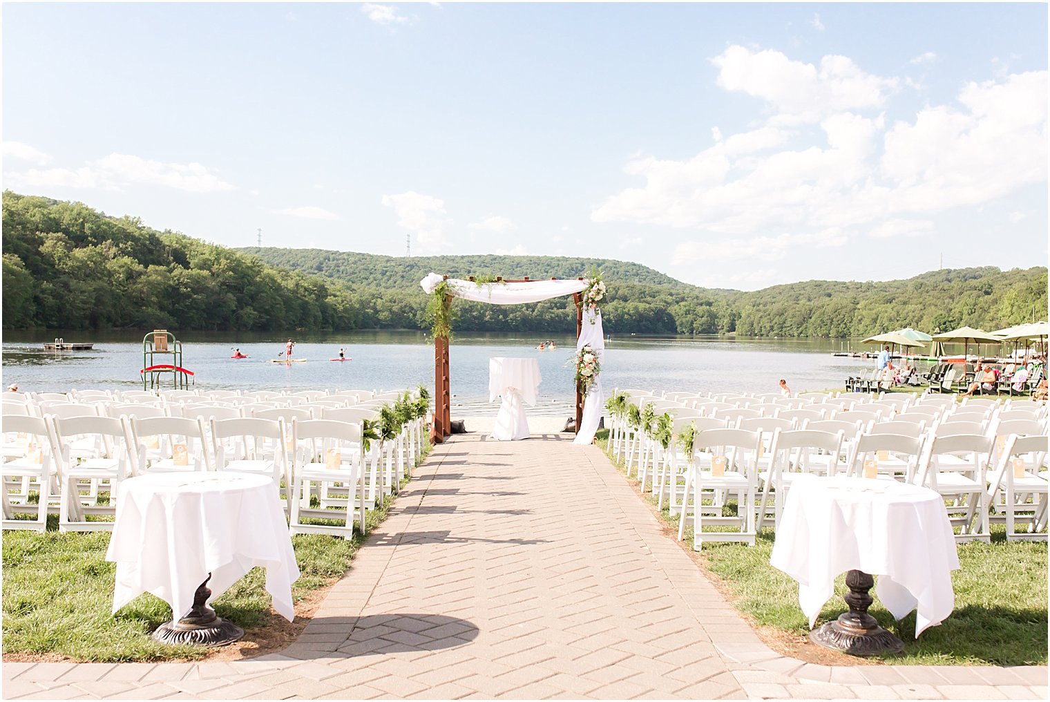 Wedding Ceremony at Lake Valhalla Club