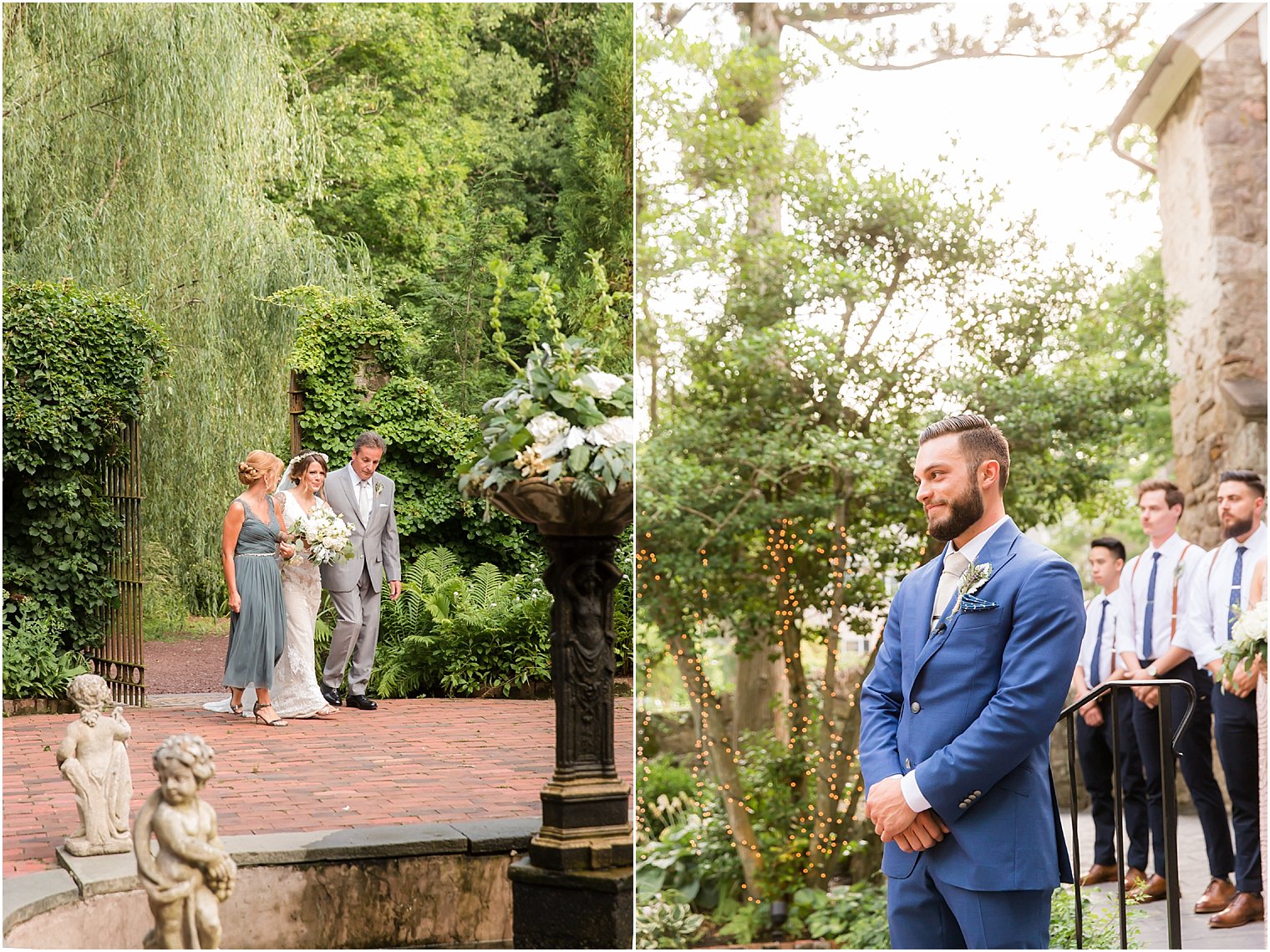 Wedding Ceremony at Holly Hedge Estate, New Hope PA