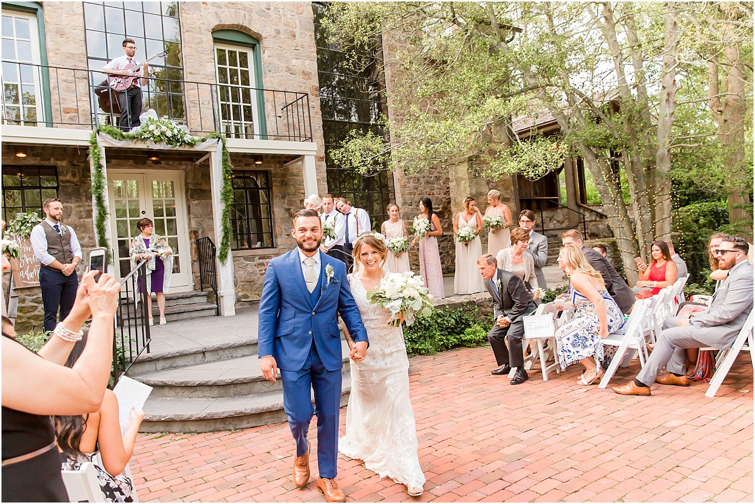 Wedding Ceremony at Holly Hedge Estate, New Hope PA