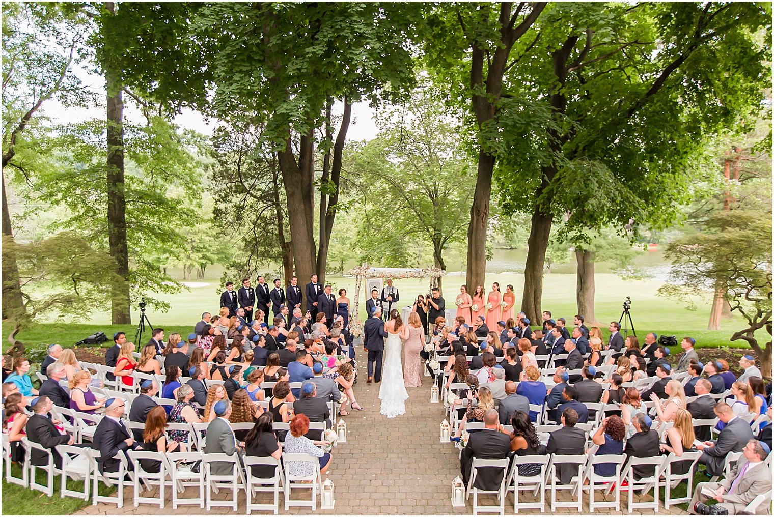 Wedding Ceremony at Ramsey Country Club, Ramsey NJ
