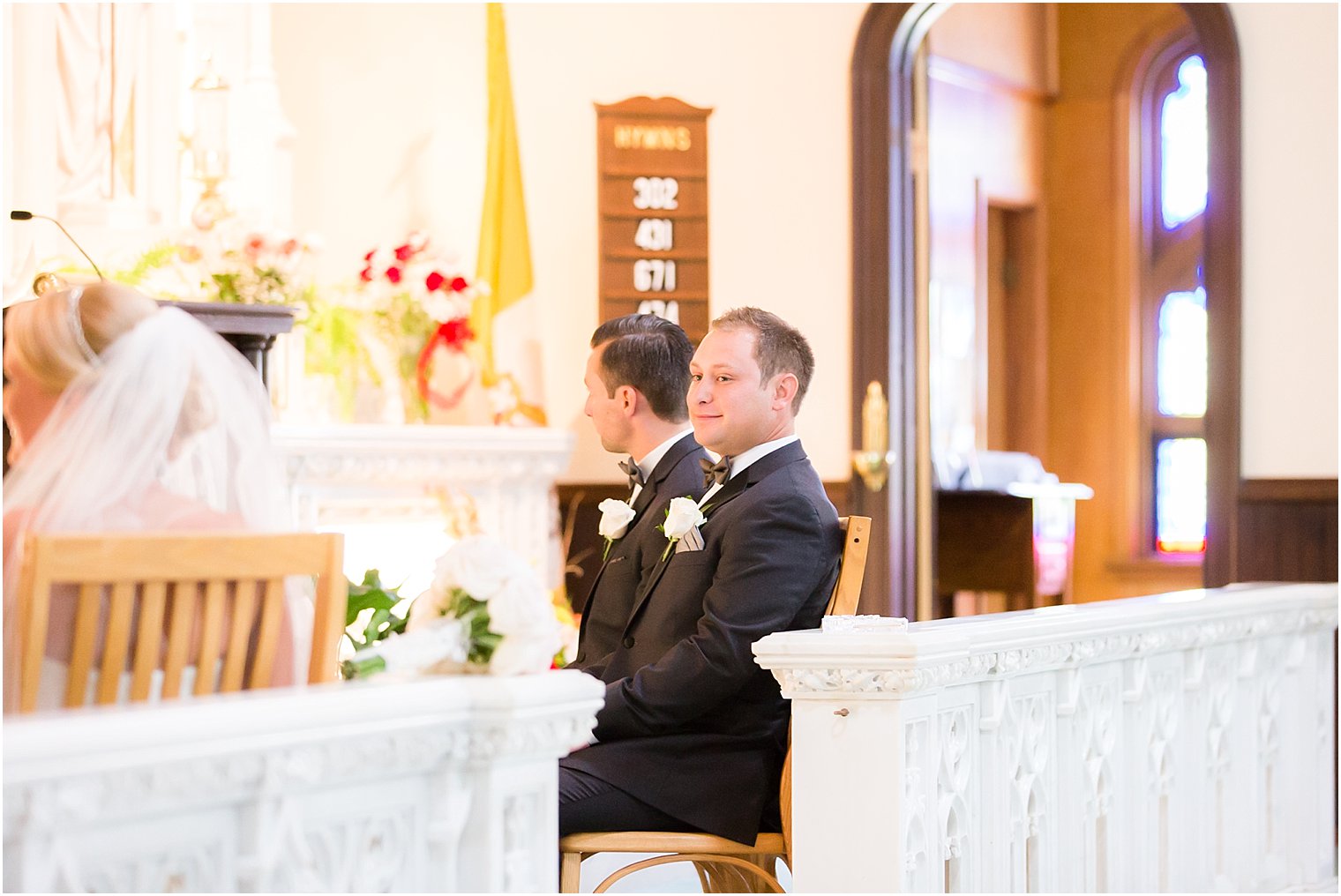 Wedding Ceremony at St. Peter's Church, Point Pleasant