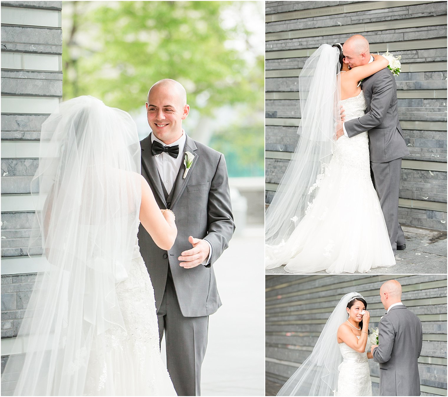 Wedding photos at Irish Hunger Memorial