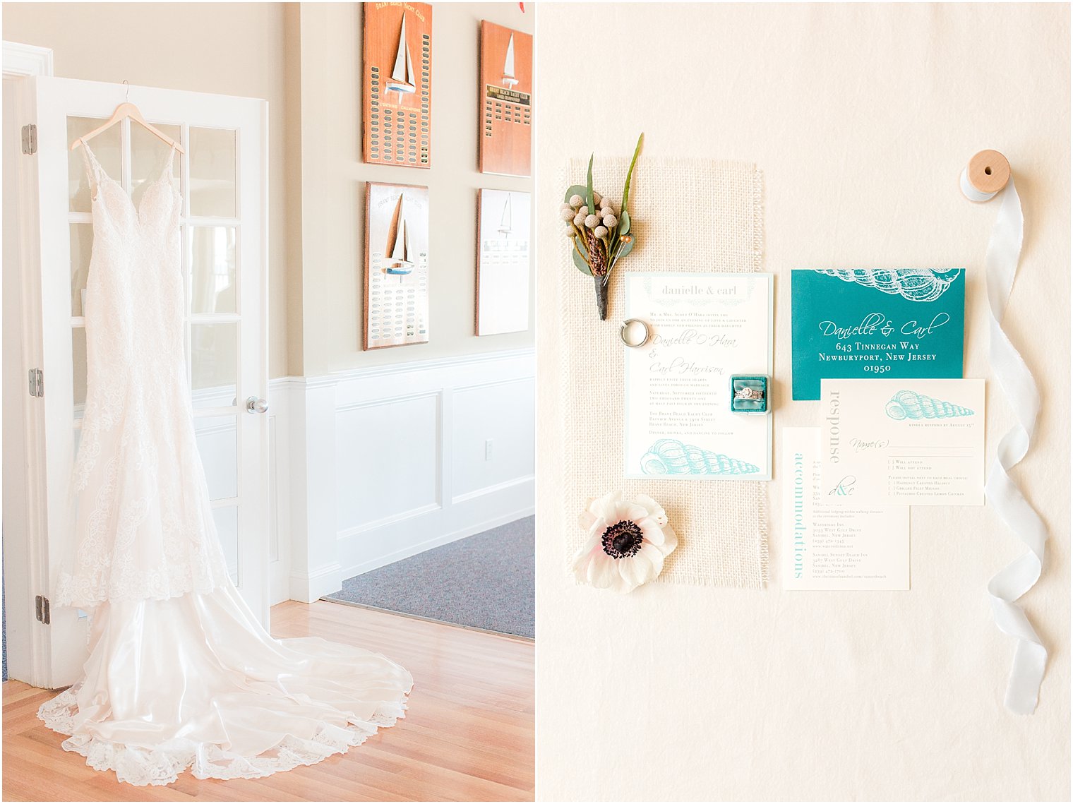 Wedding dress provided by Sales Unlimited | Invites by Beacon Lane