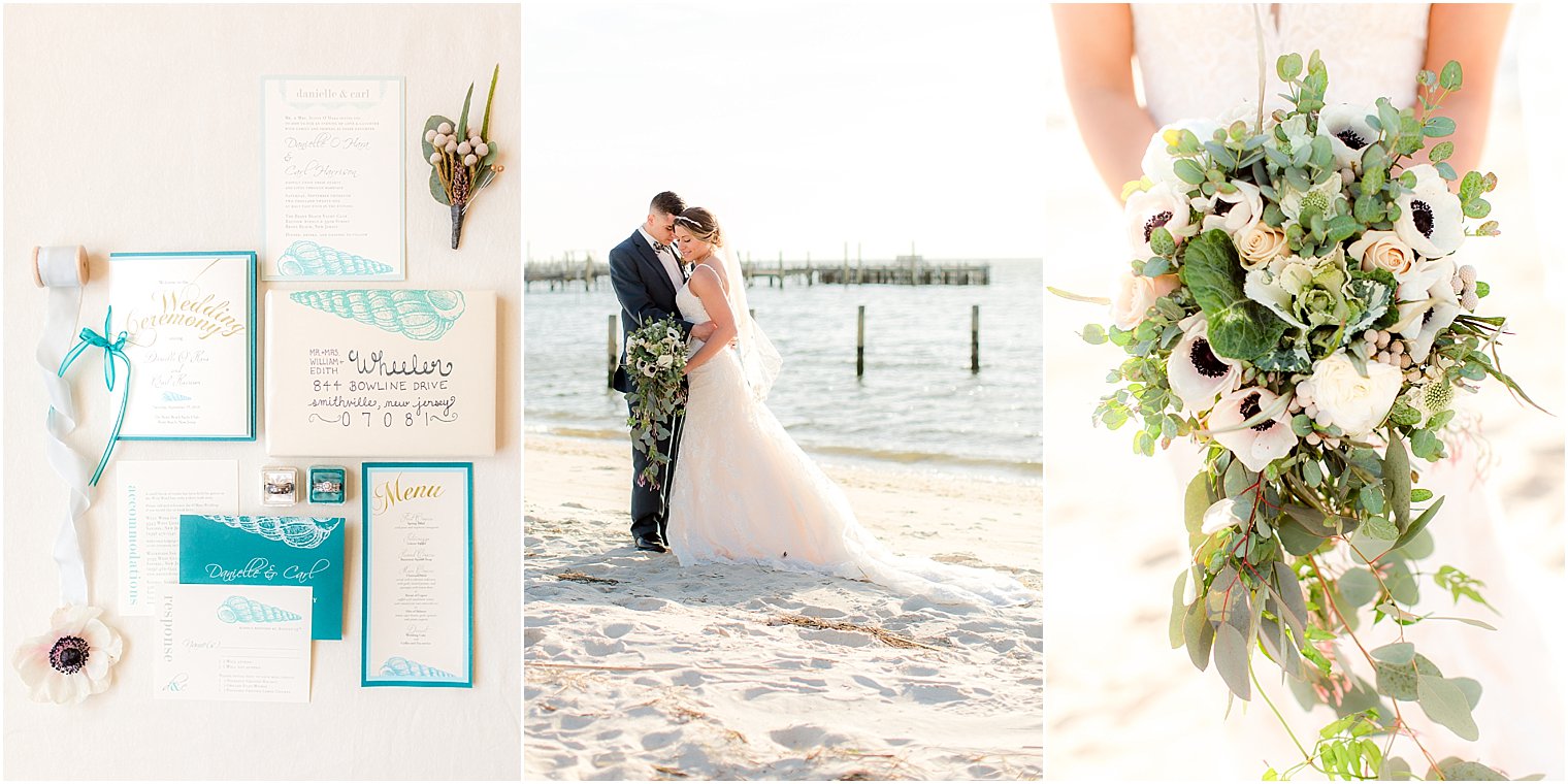 Brant Beach Yacht Club Wedding Inspiration Shoot