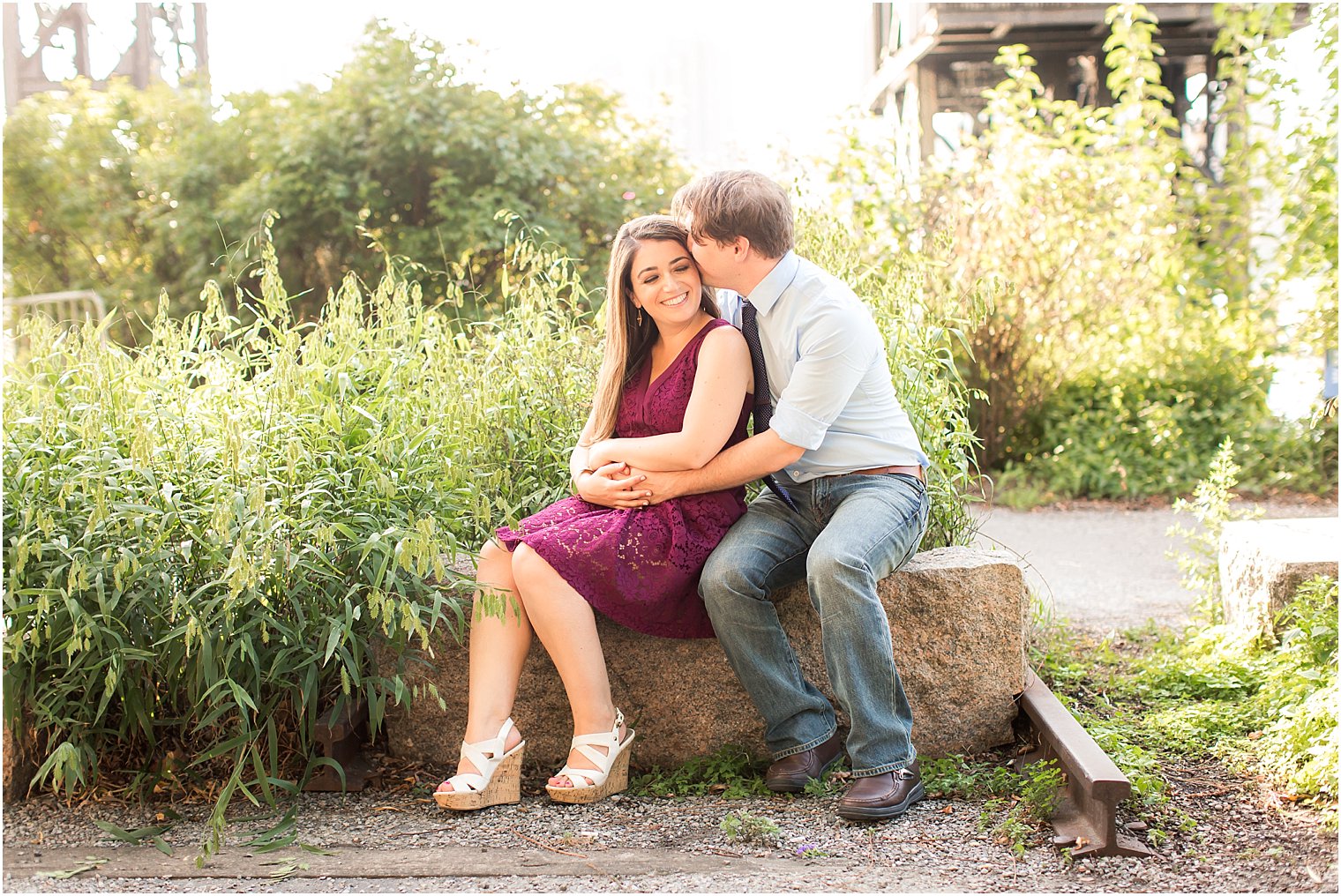 Cute couple in Long Island City