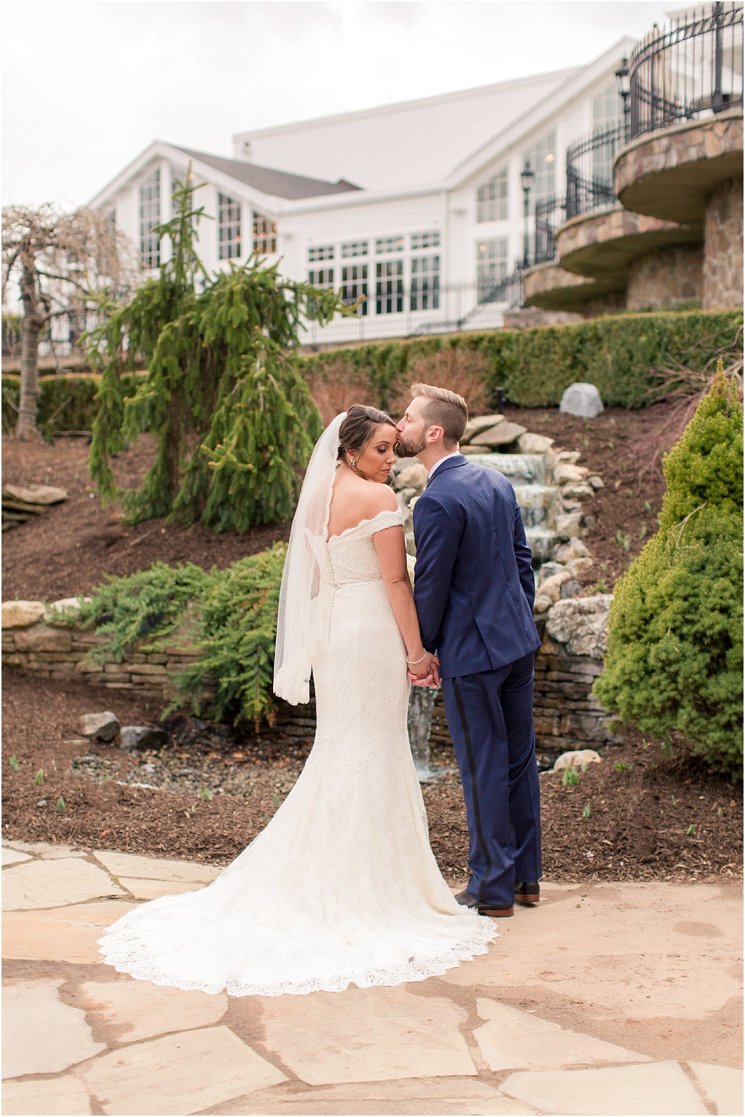 Bride and groom portrait at Park Savoy Estate