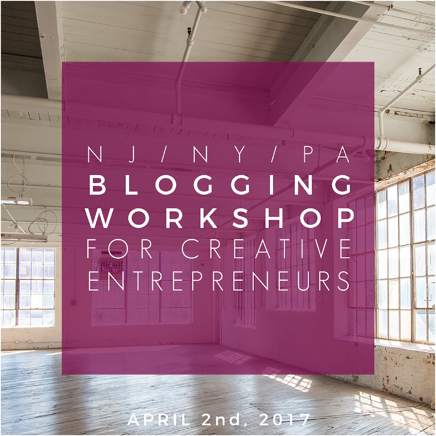 Blogging Workshop for Creative Entrepreneurs